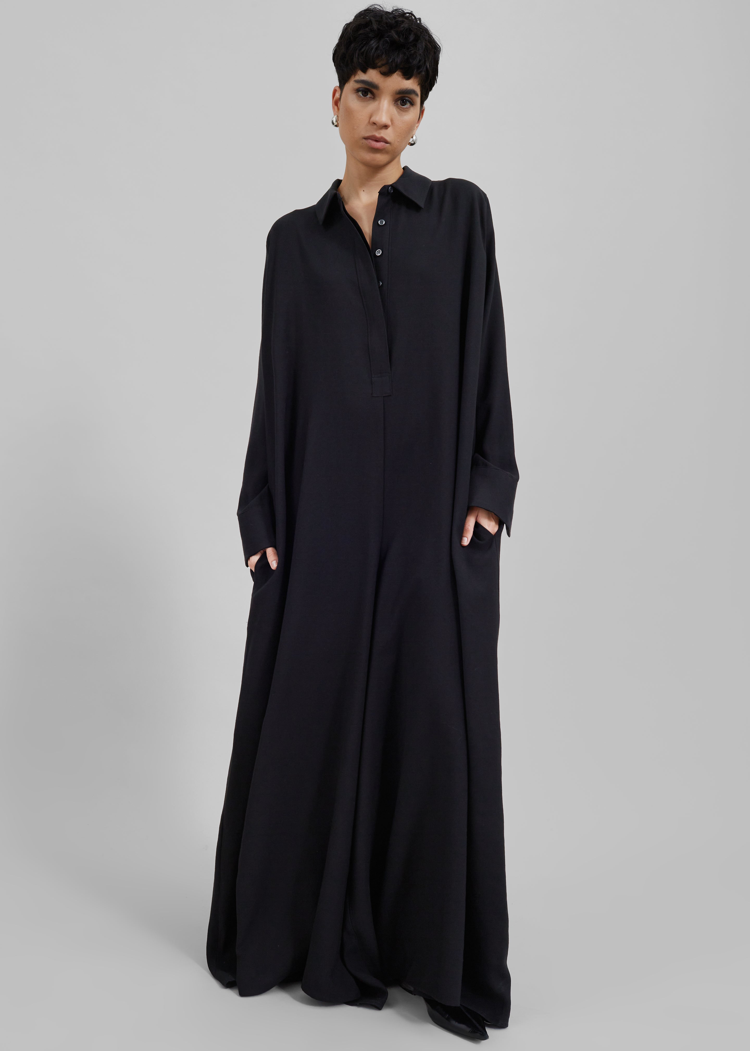 Gatsby Oversized Jumpsuit - Black - 2