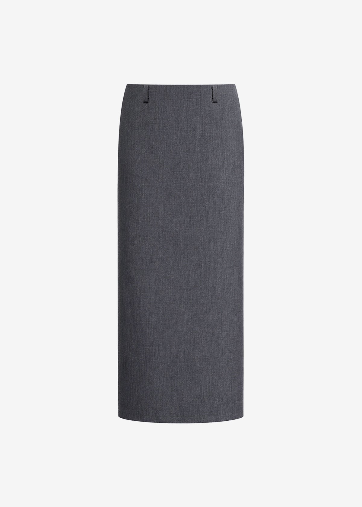 Gema Pencil Skirt - Dark Grey Melange - 8