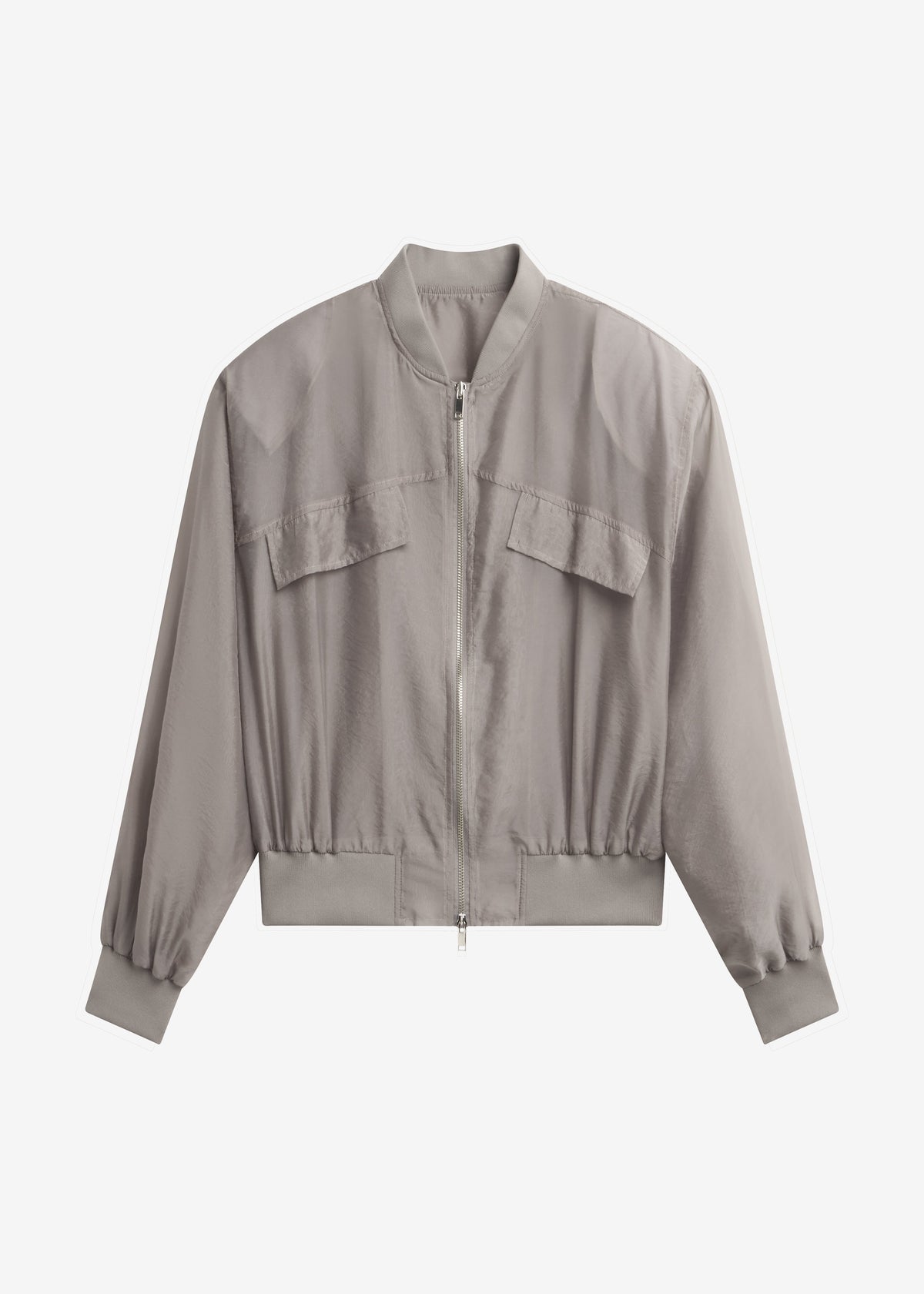 Gemena Padded Bomber Jacket - Taupe - 6