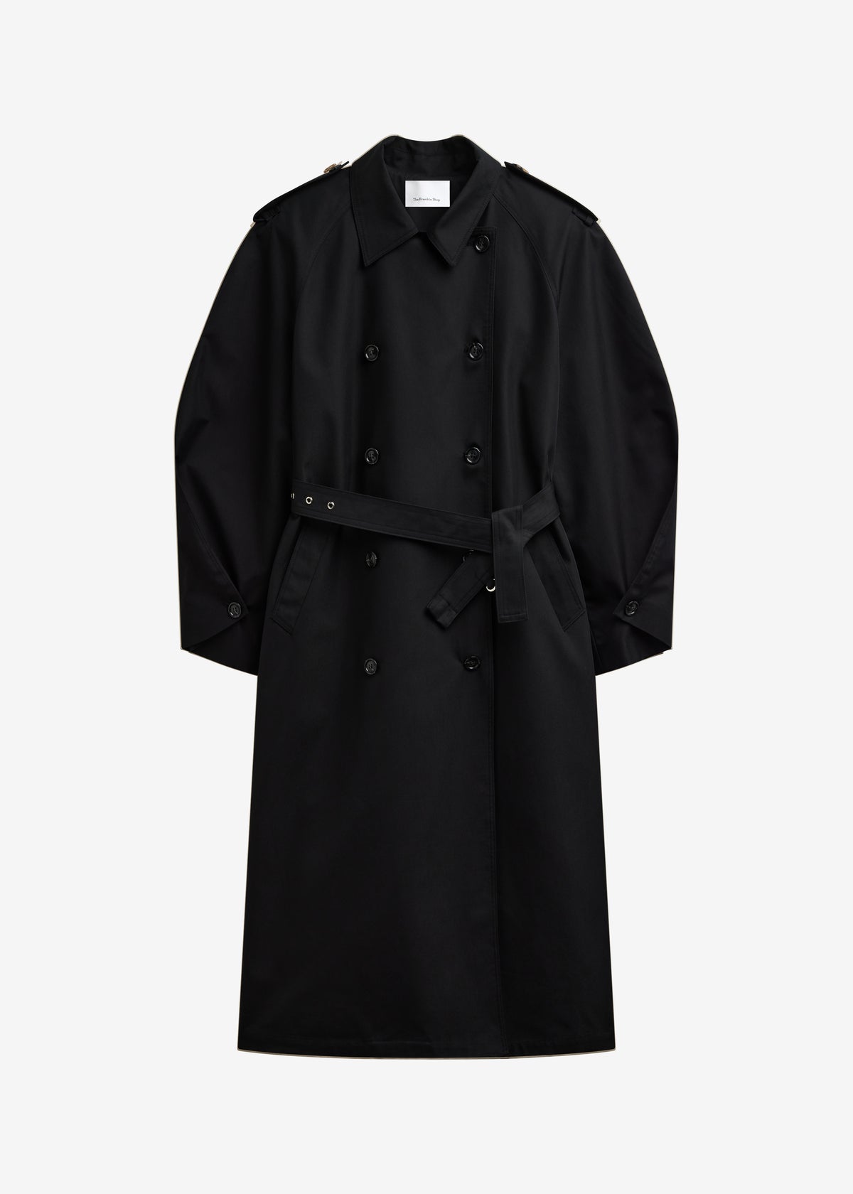 Genoa Padded Trench Coat - Black - 9