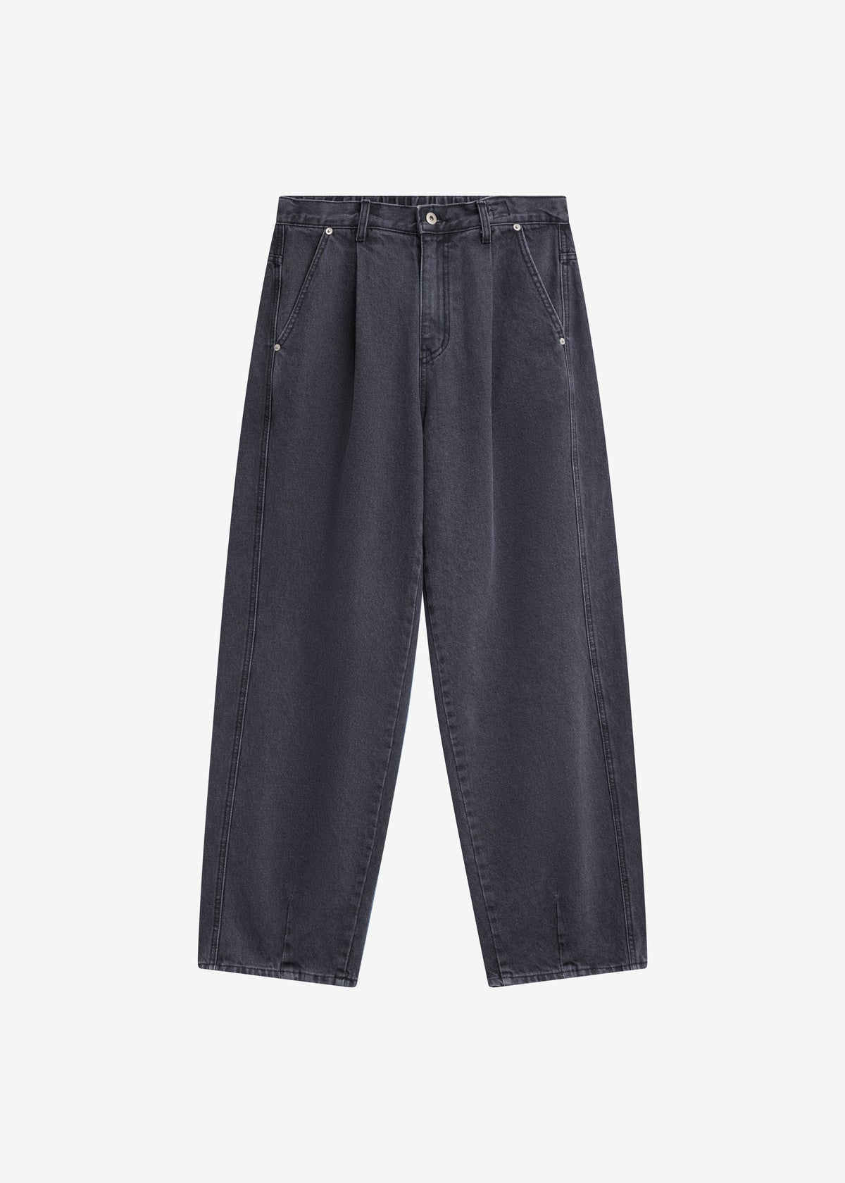 Jeans Germain con pieghe - Grigio slavato