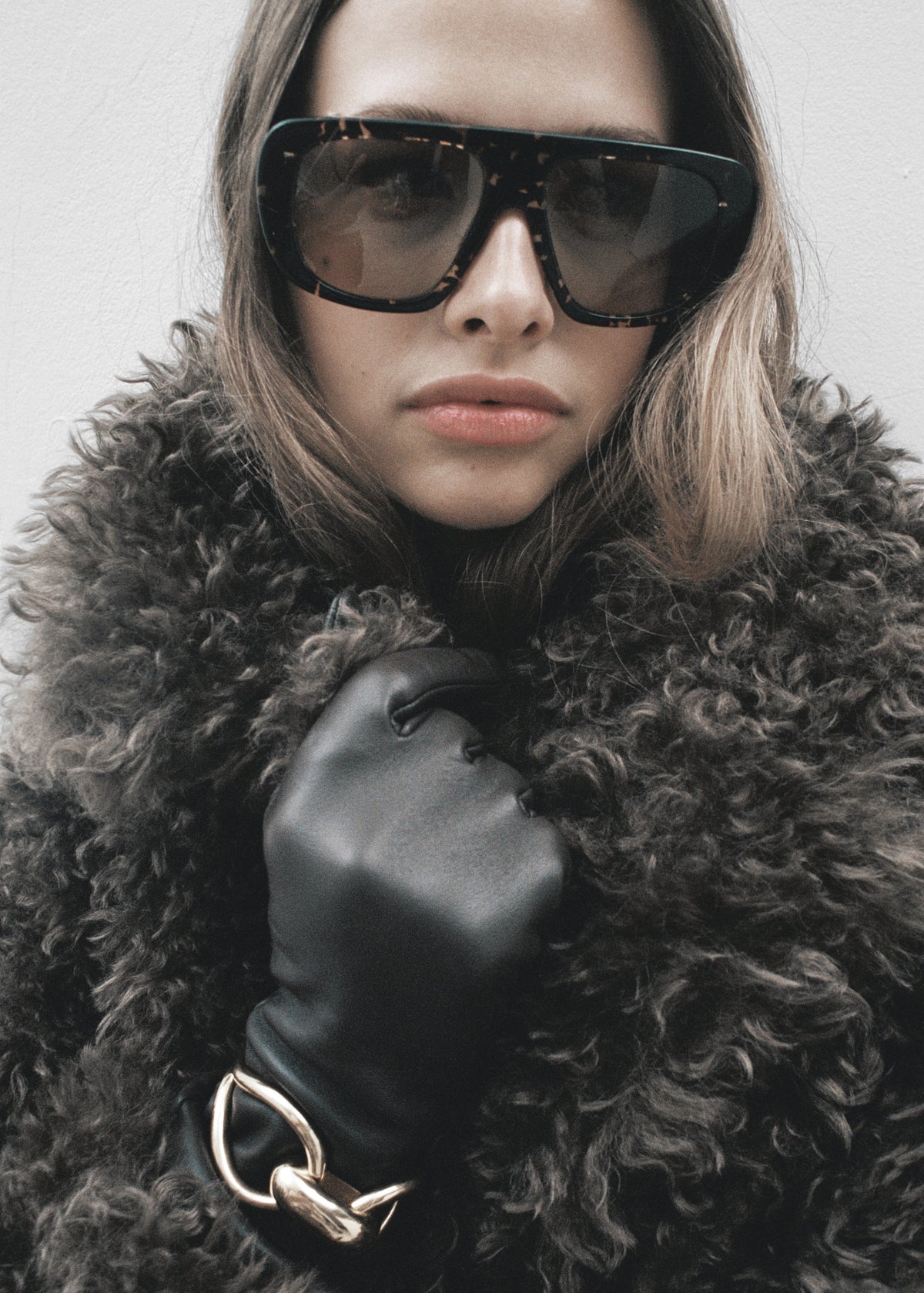 Gince Flat Top Noëll Sunglasses - Havana/Brown - 4