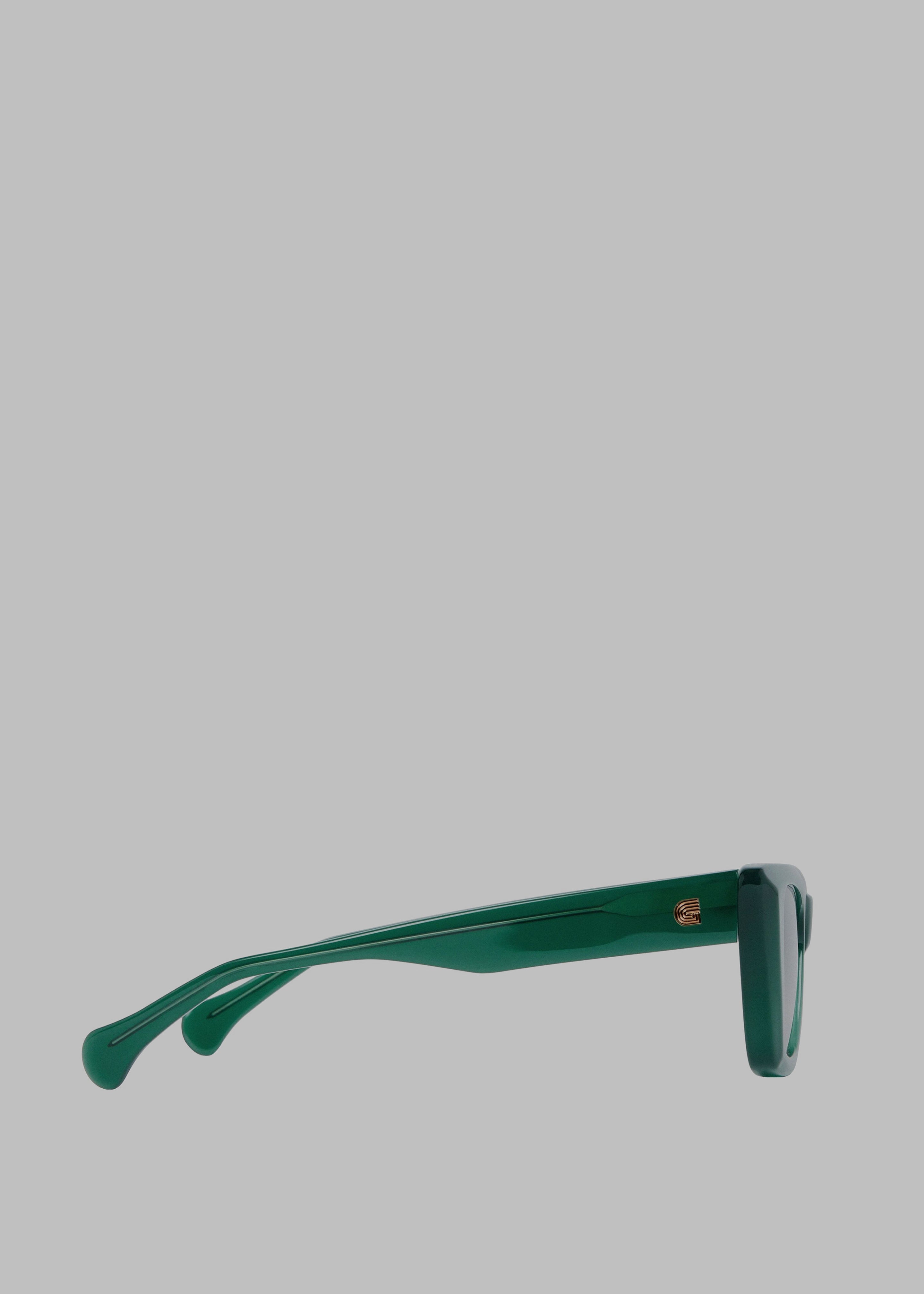 Gince Goods Mac Cat Eye Sunglasses - Green/Grey - 3