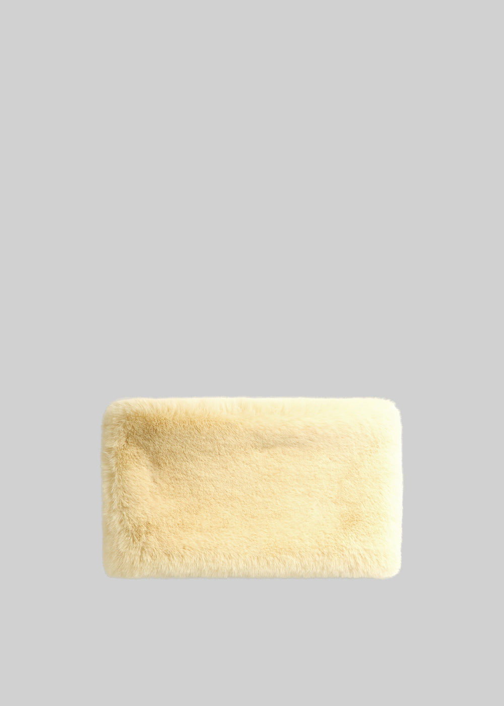 Ginevra Faux Fur Snood - Pale Yellow - 1