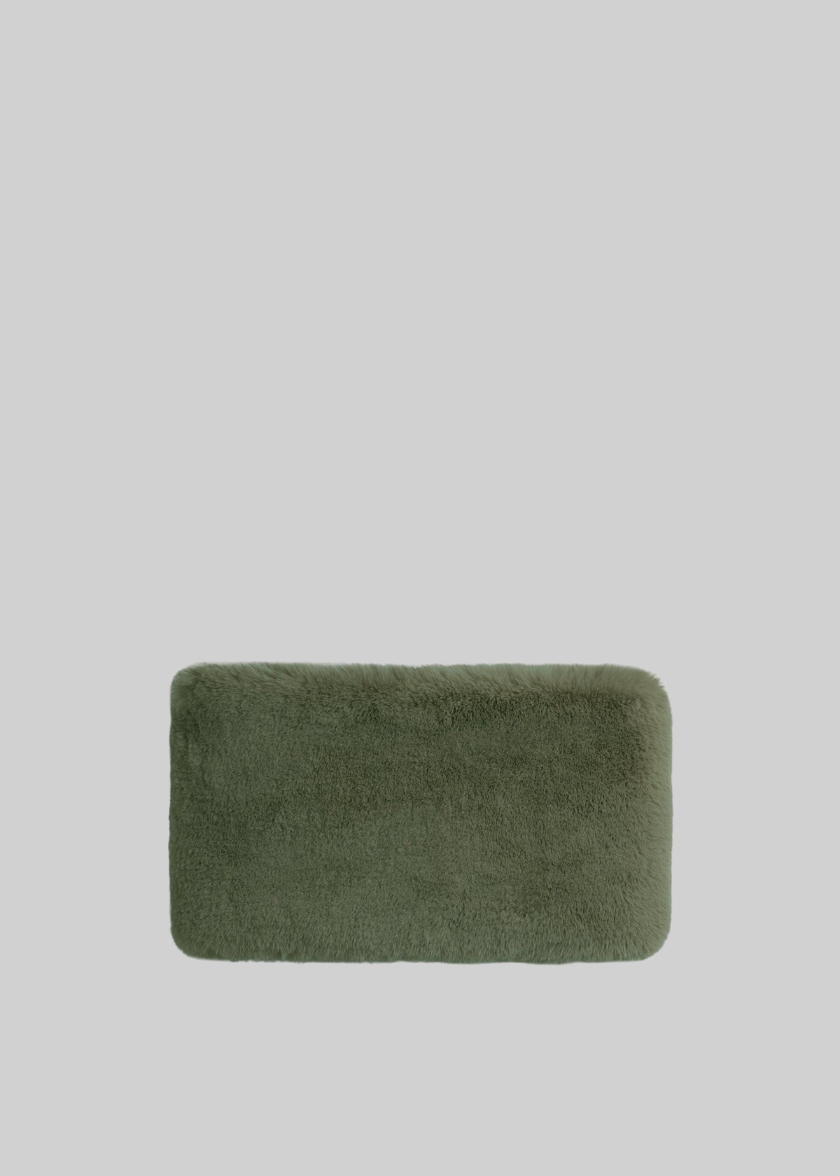 Ginevra Faux Fur Snood - Moss Green - 2