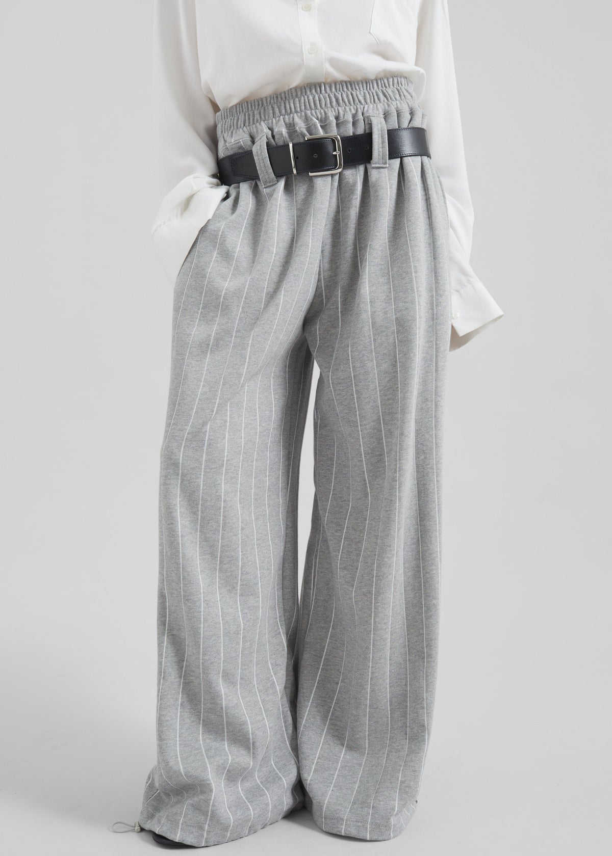 Gisby Striped Joggers - Grey - 5
