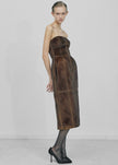 Gudu Dress #09 - Brown