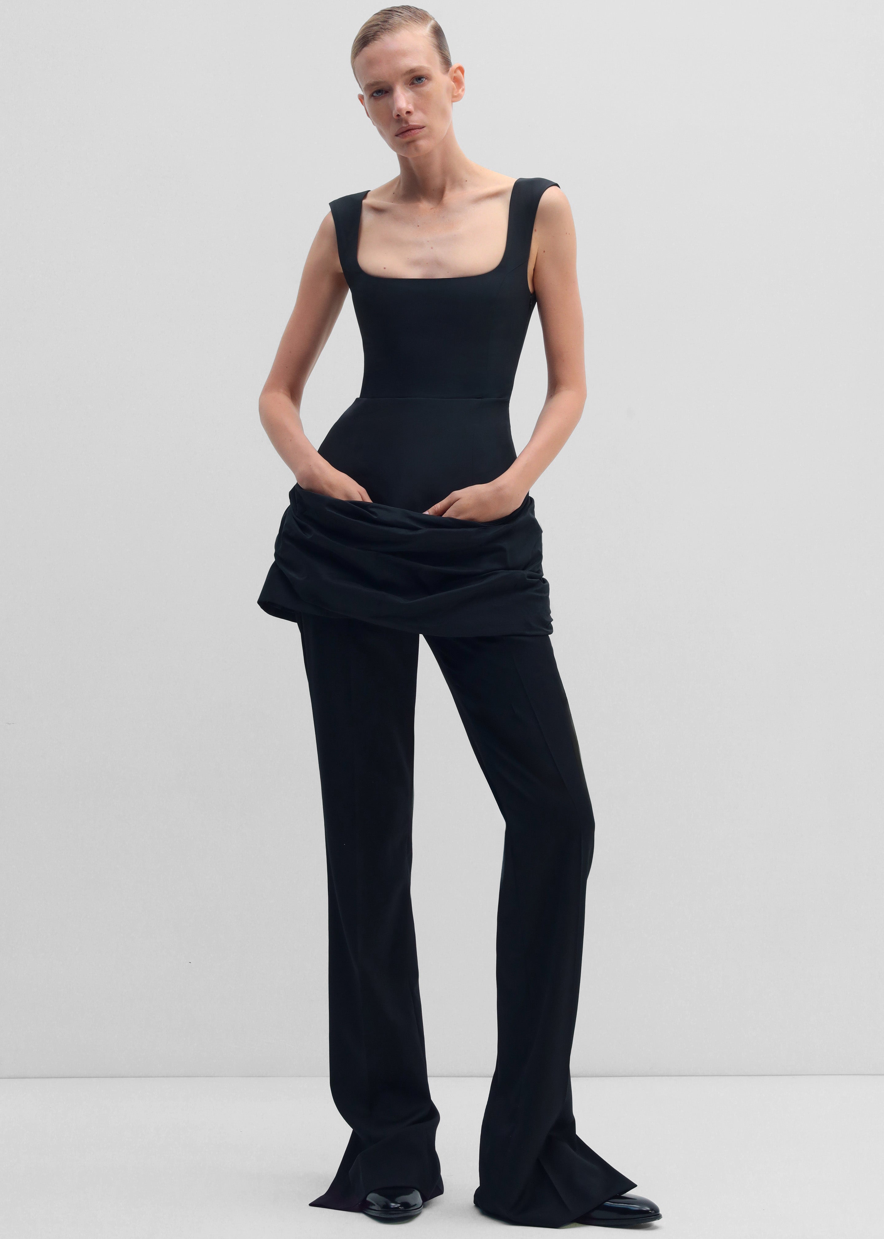 Gudu Mini Dress #04 - Black - 3