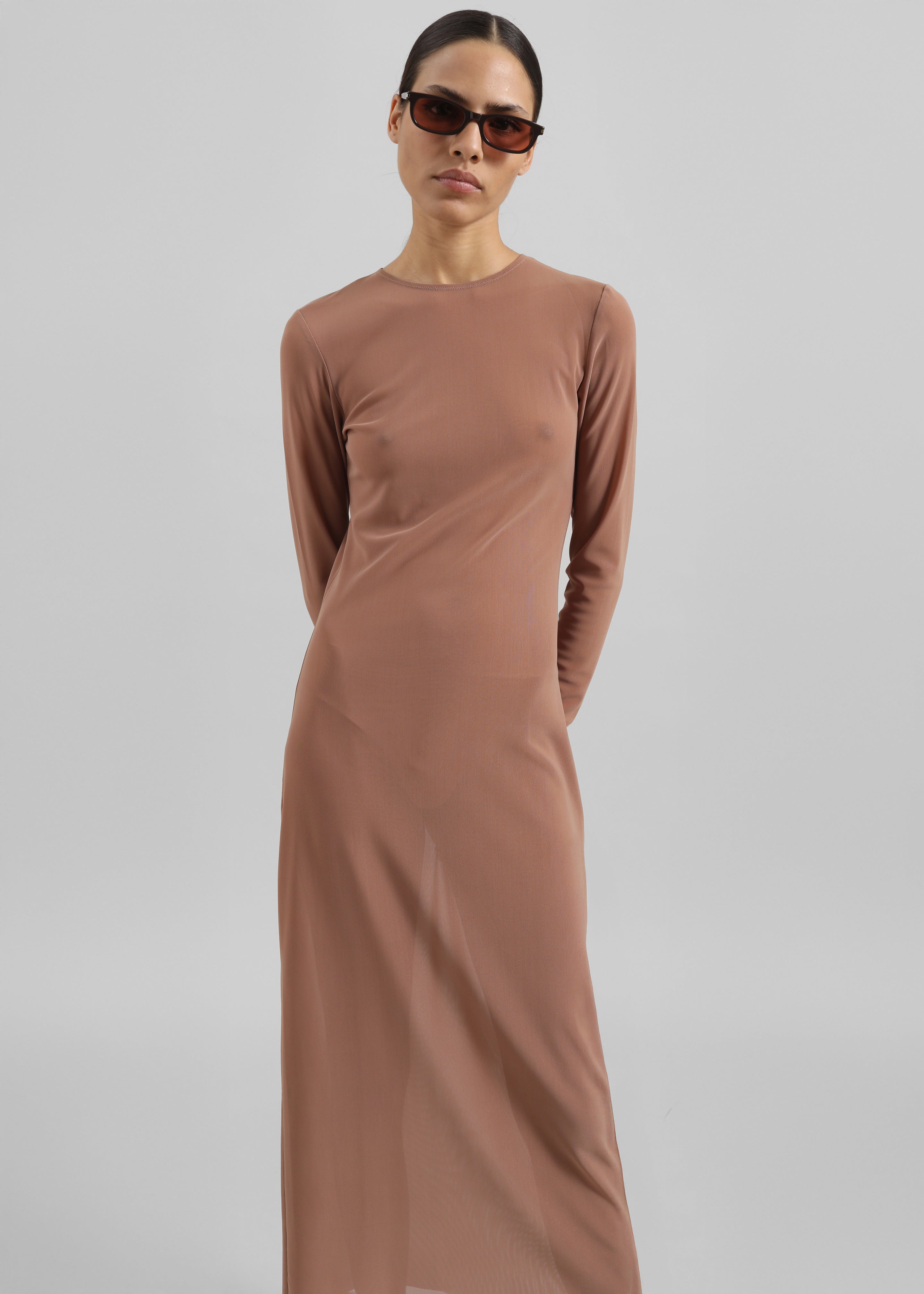 Gudu Dress #04 - Brown - 3