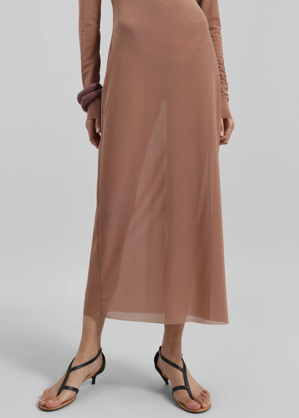 Gudu Dress #04 - Brown - 1