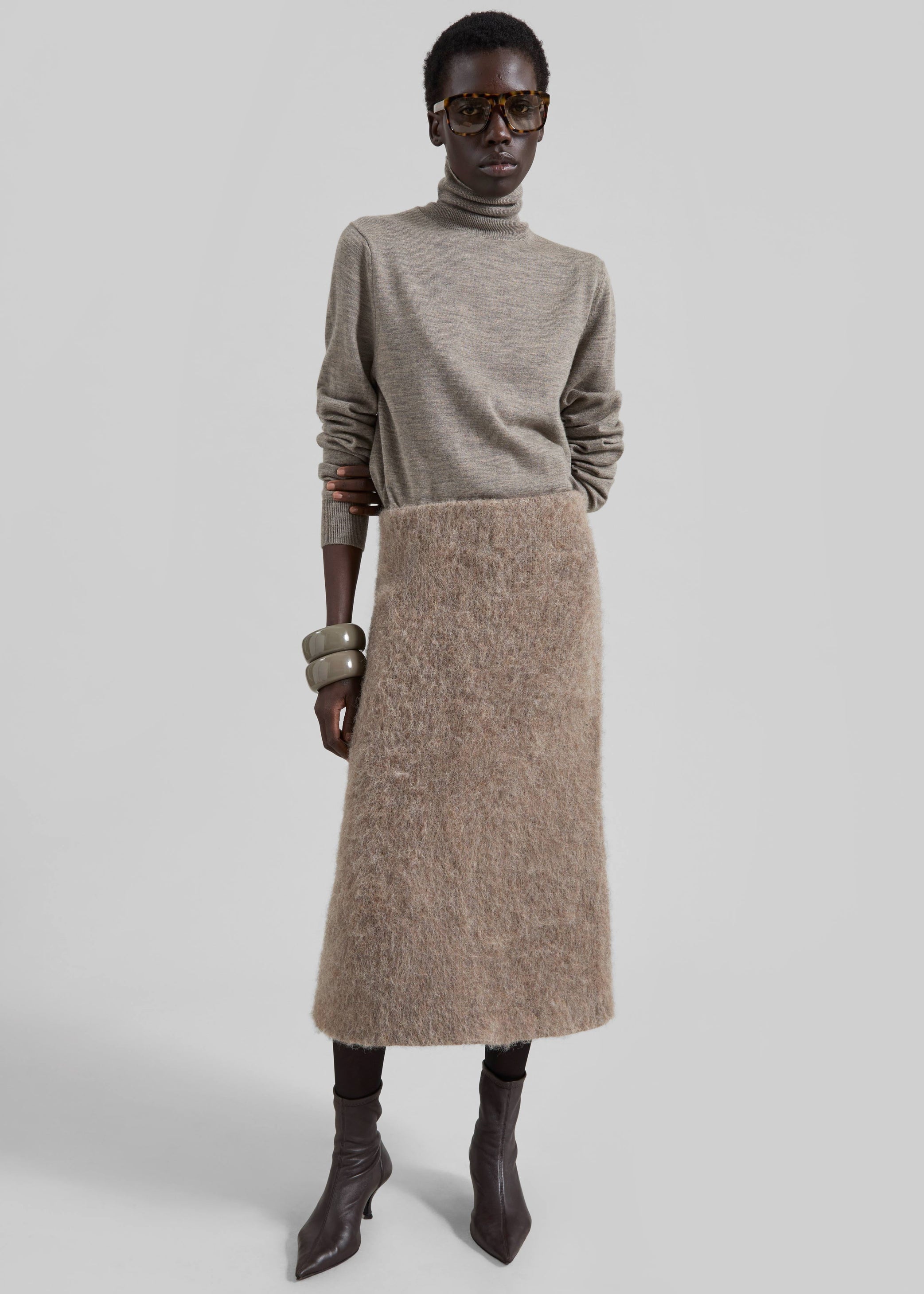 Shop the look image for Eve Thin Turtleneck Sweater - Taupe