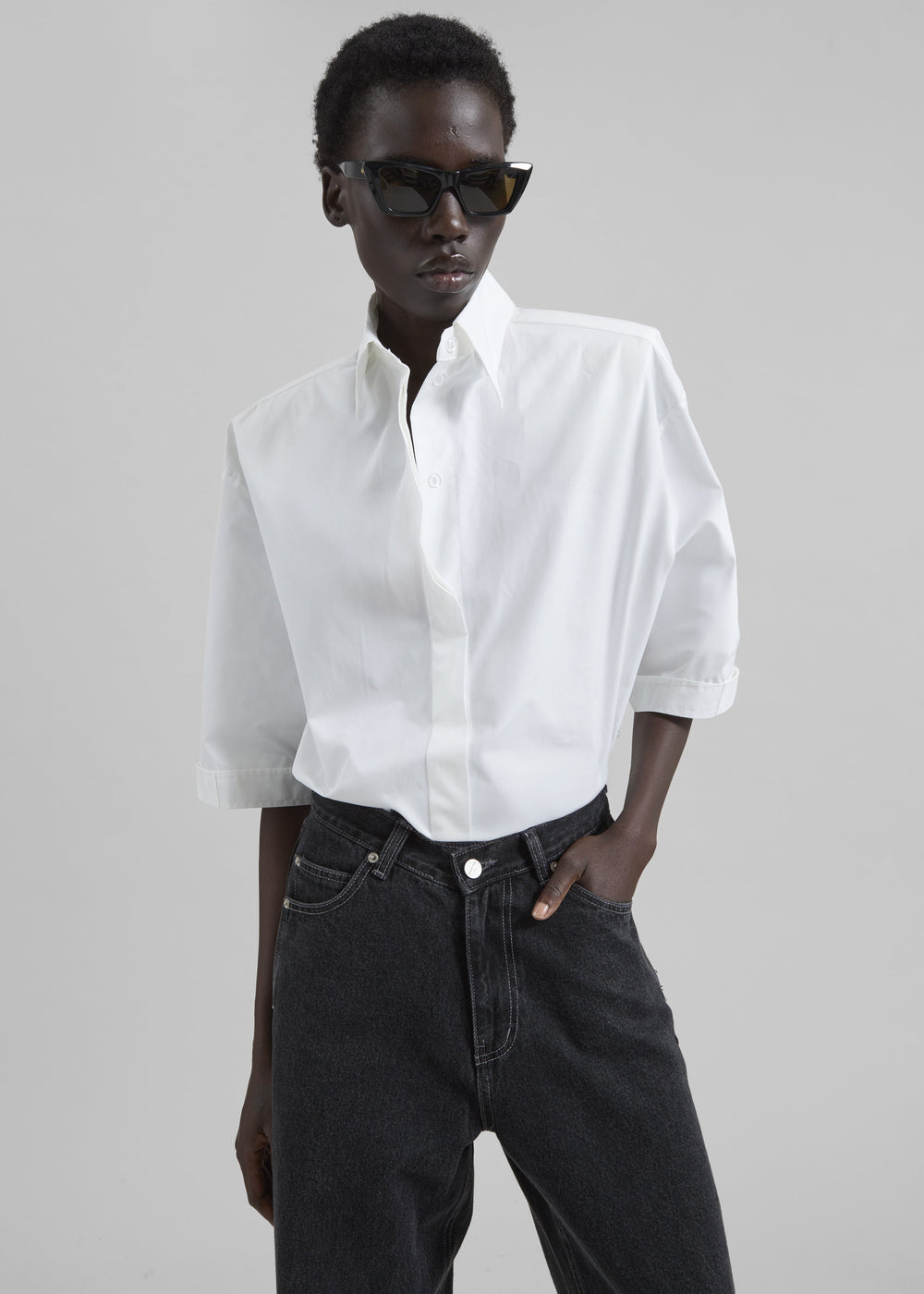 Gudu Top #07 - White