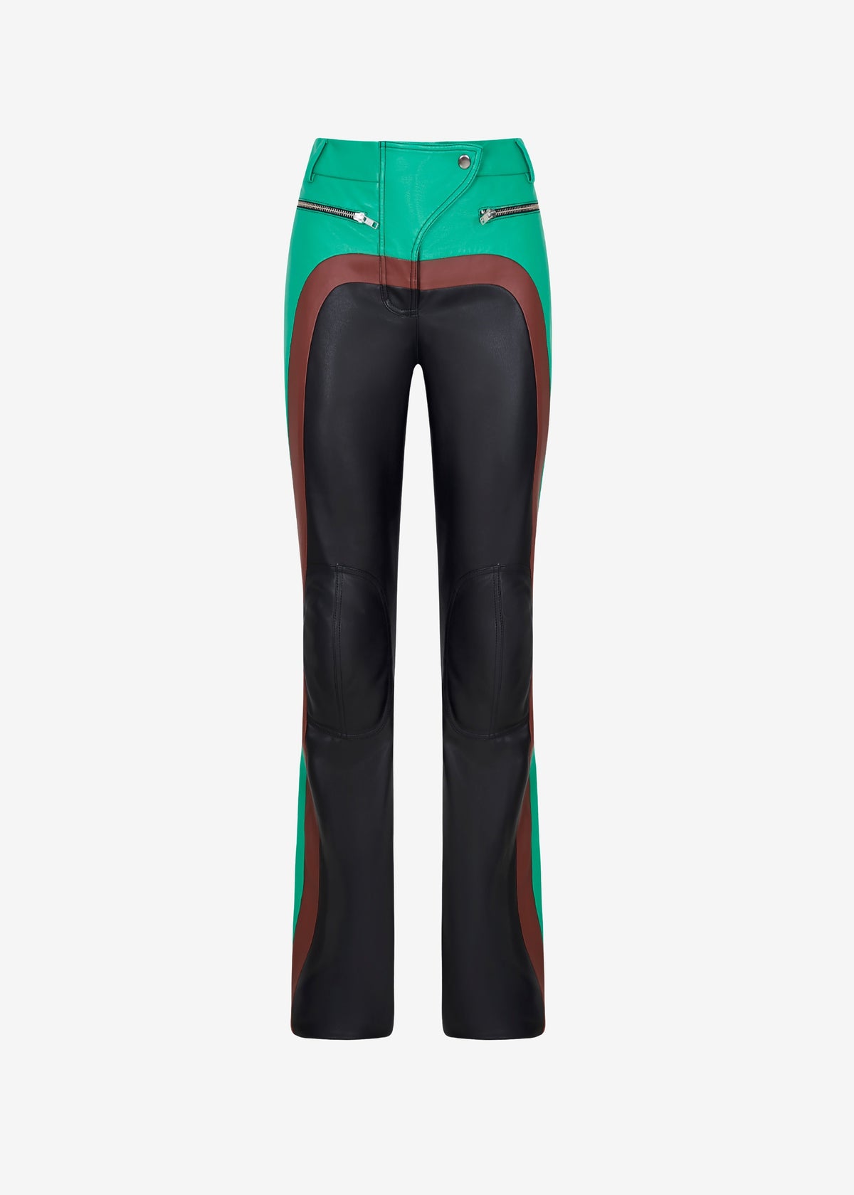 Gudu Trousers #05 - Black/Brown/Green