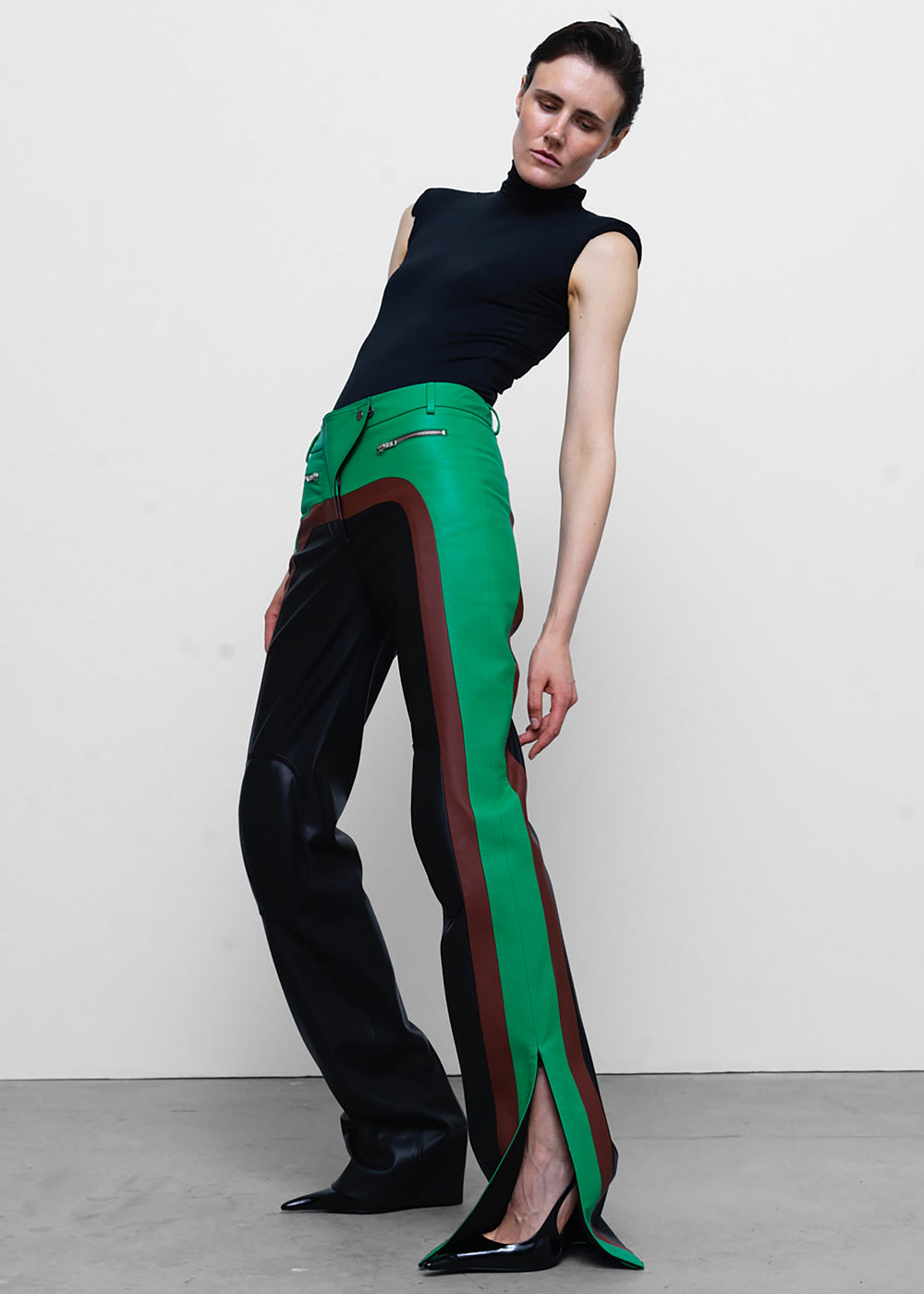 Gudu pantaloni #05 - Nero/marrone/verde