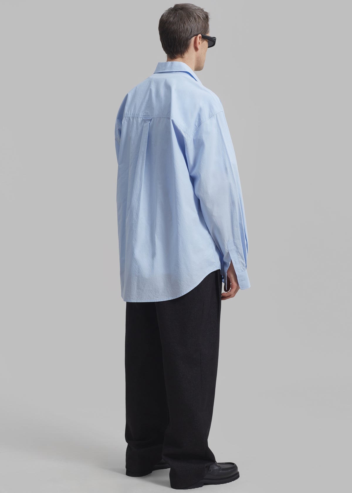 Gus Oversized Shirt - Sky - 7