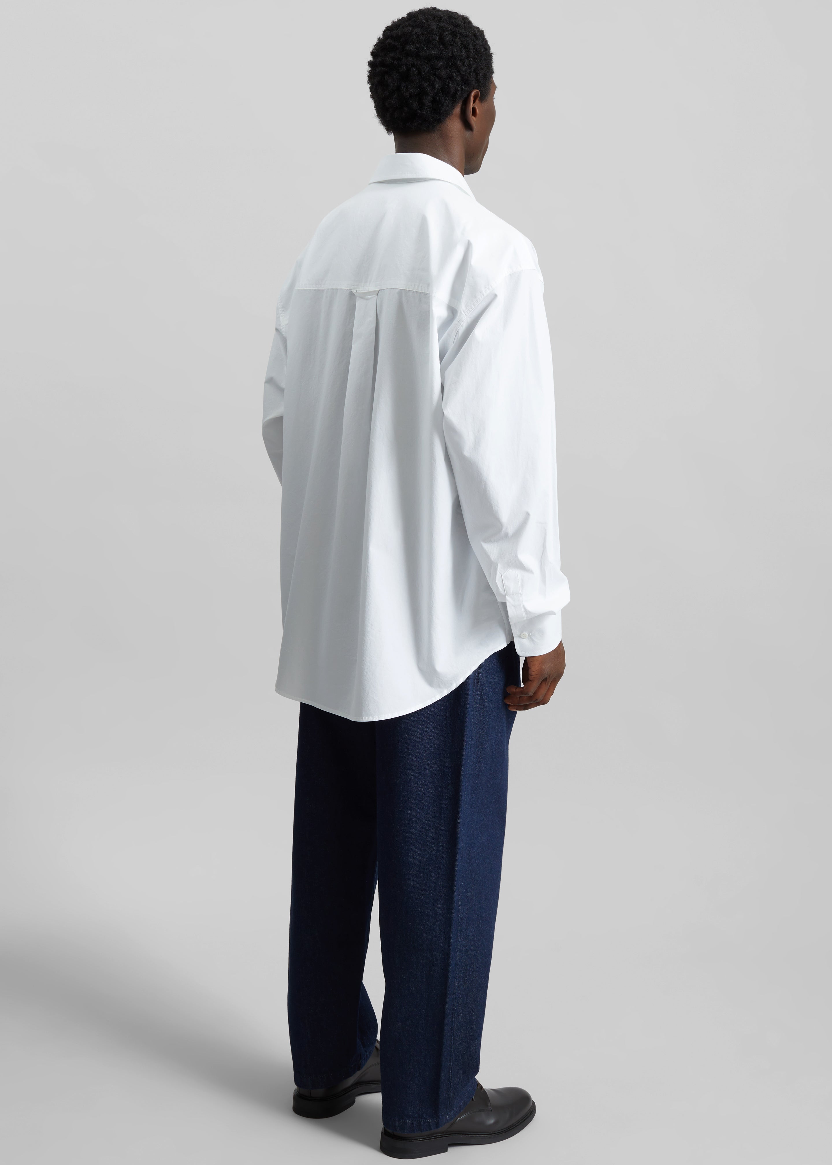Gus Oversized Shirt - White - 9