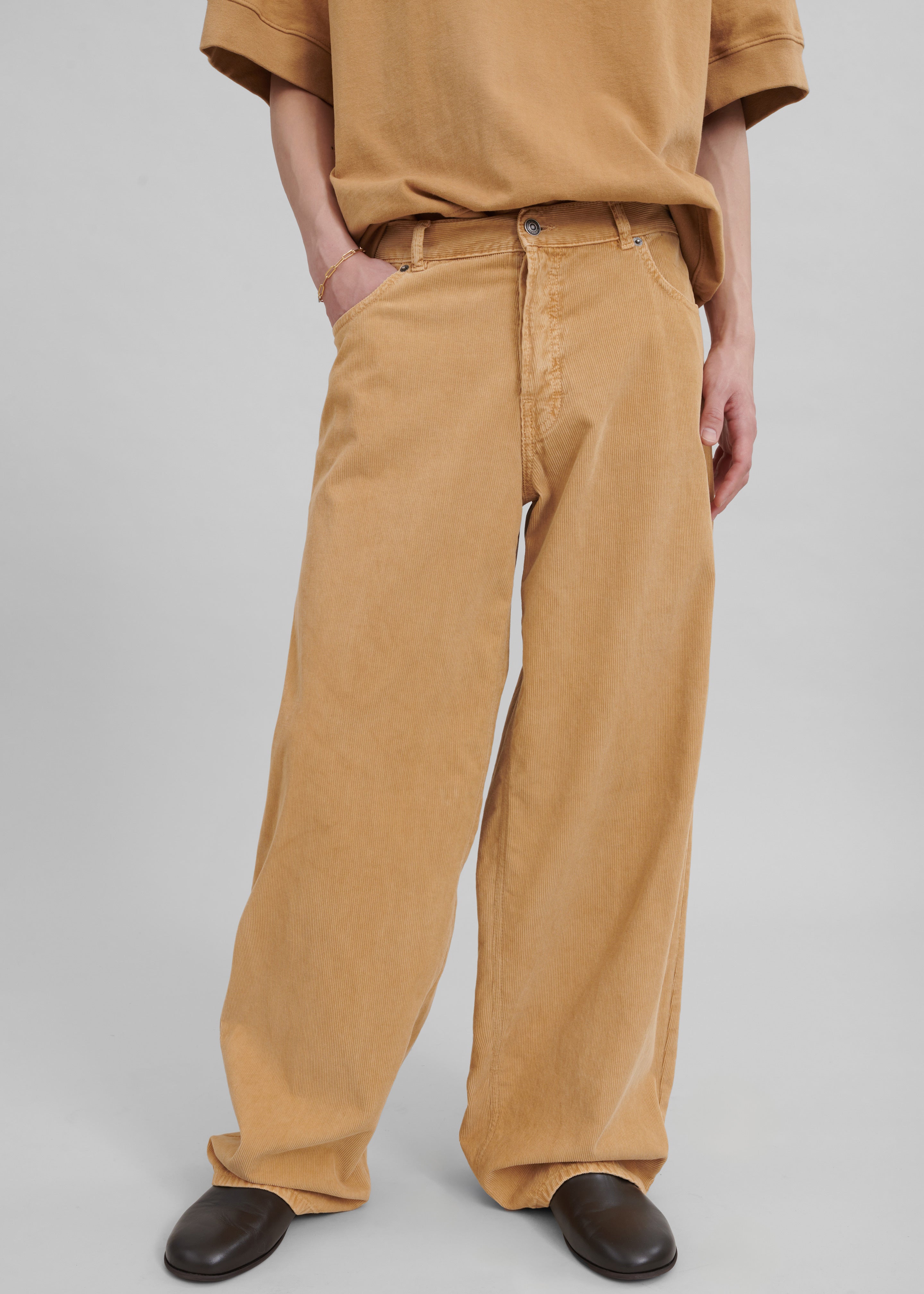 Haikure Bethany Velvet Pants - Taupe - 4