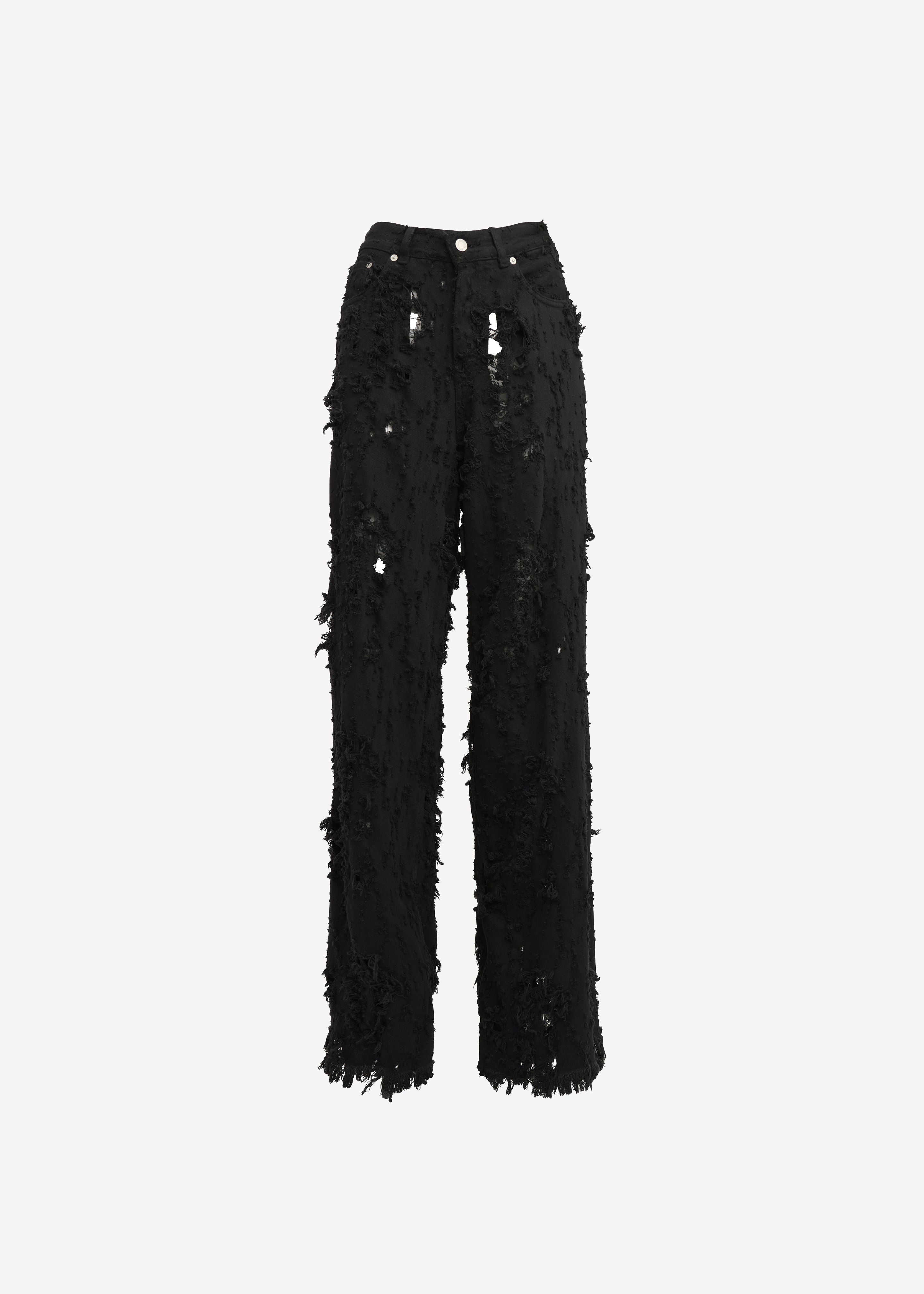 Haikure Bethany-Bull Destroy Pants - Black - 10