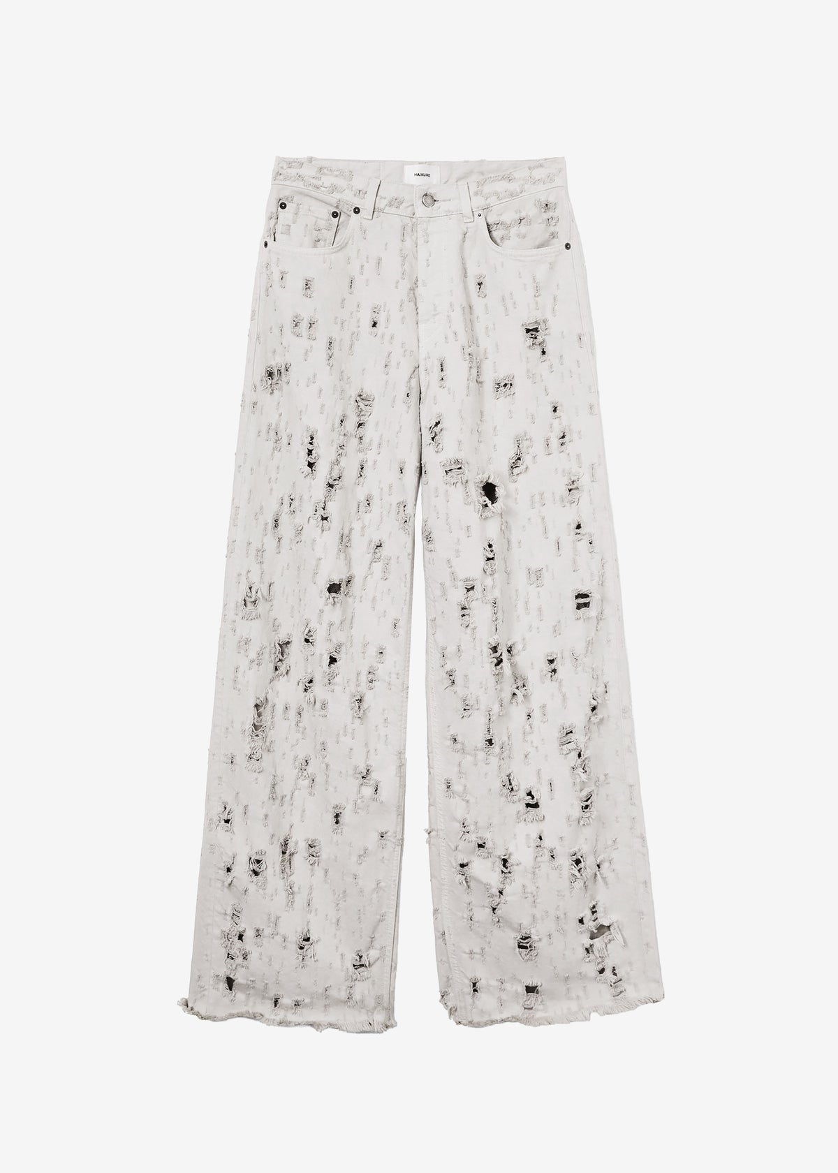 Haikure Bethany Bull Destroy Jeans - Wind Grey - 5