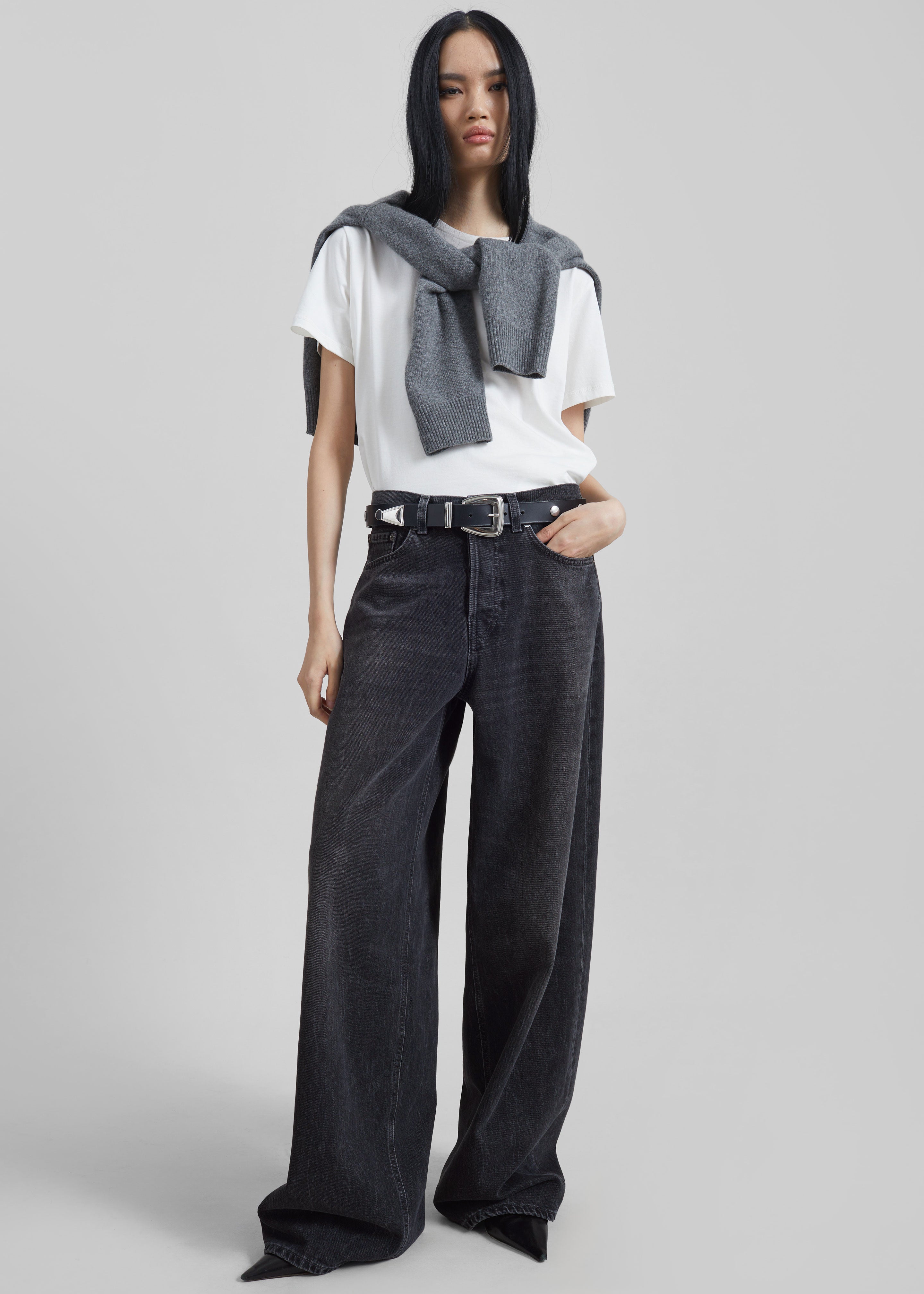 Haikure Bethany Jeans - Authentic Black Wash – The Frankie Shop Europe