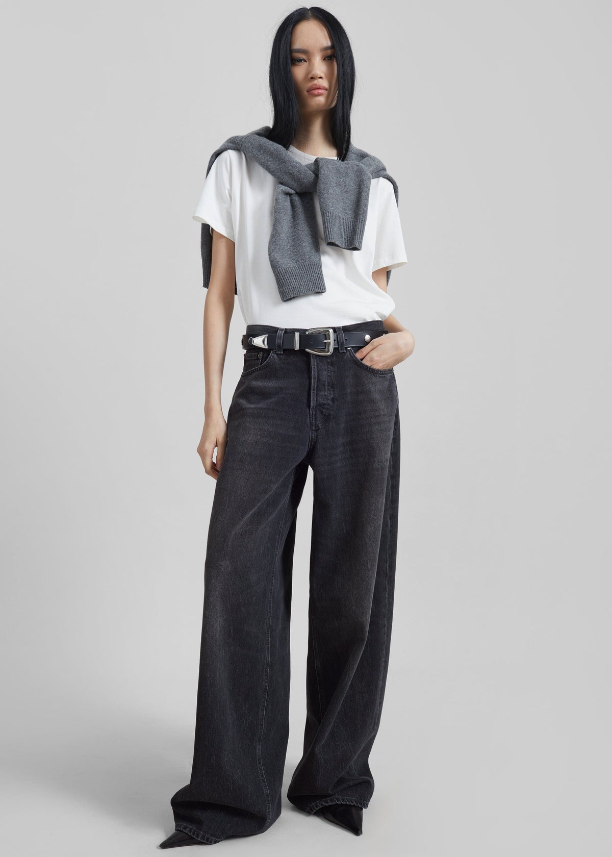 Haikure Bethany Jeans - Authentic Black Wash - 1