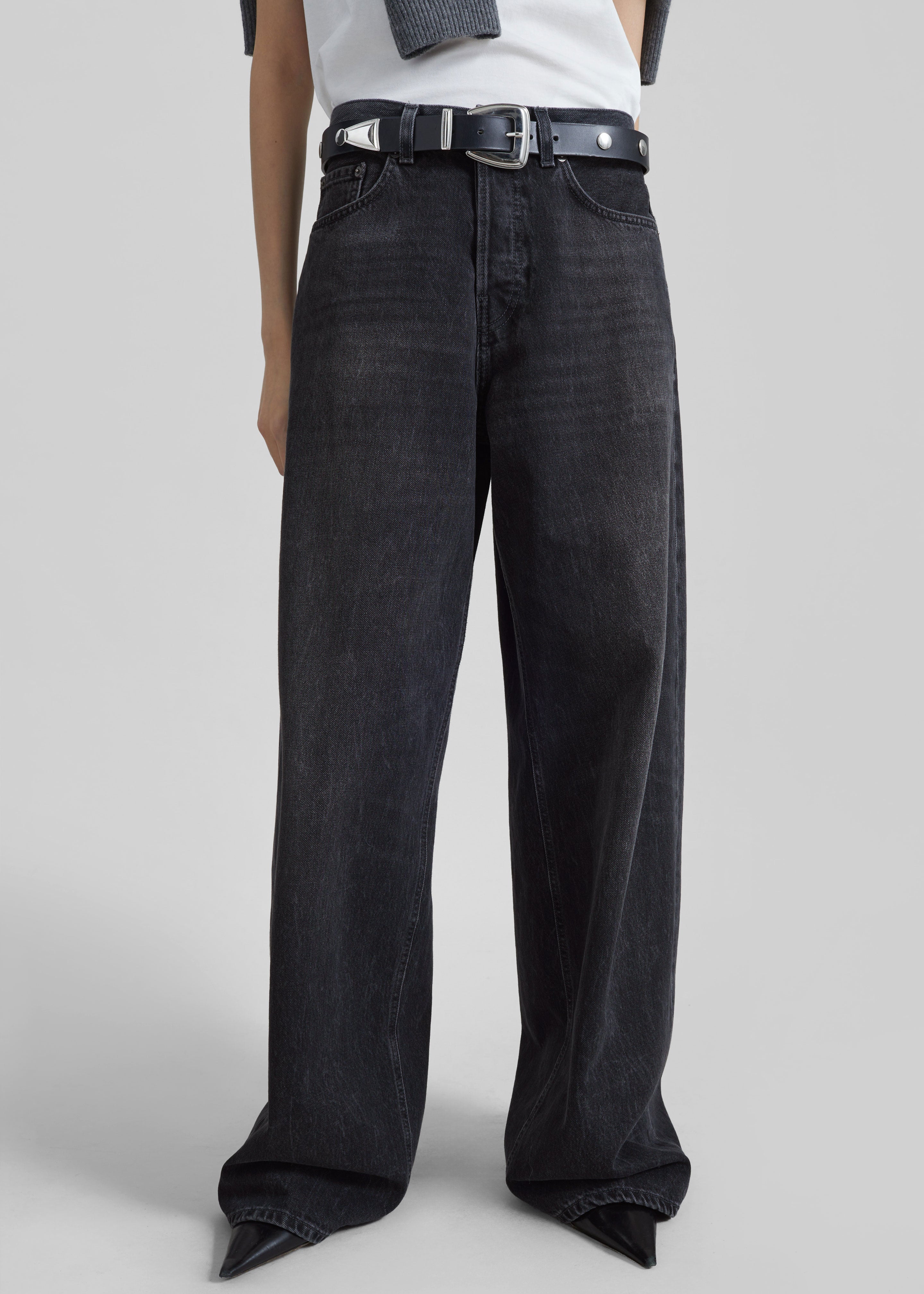 Haikure Bethany Jeans - Authentic Black Wash - 2