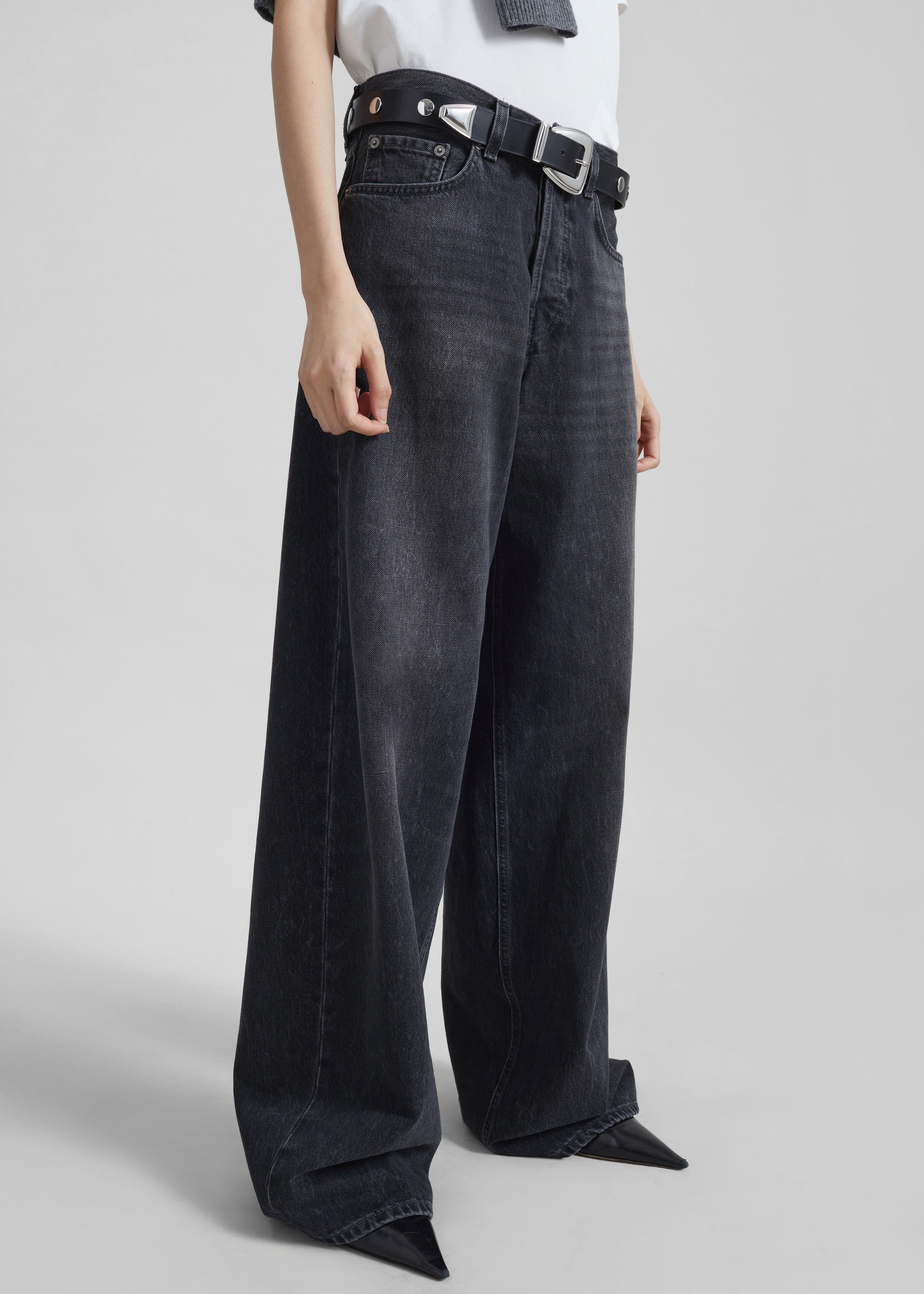 Haikure Bethany Jeans - Authentic Black Wash – The Frankie Shop Europe