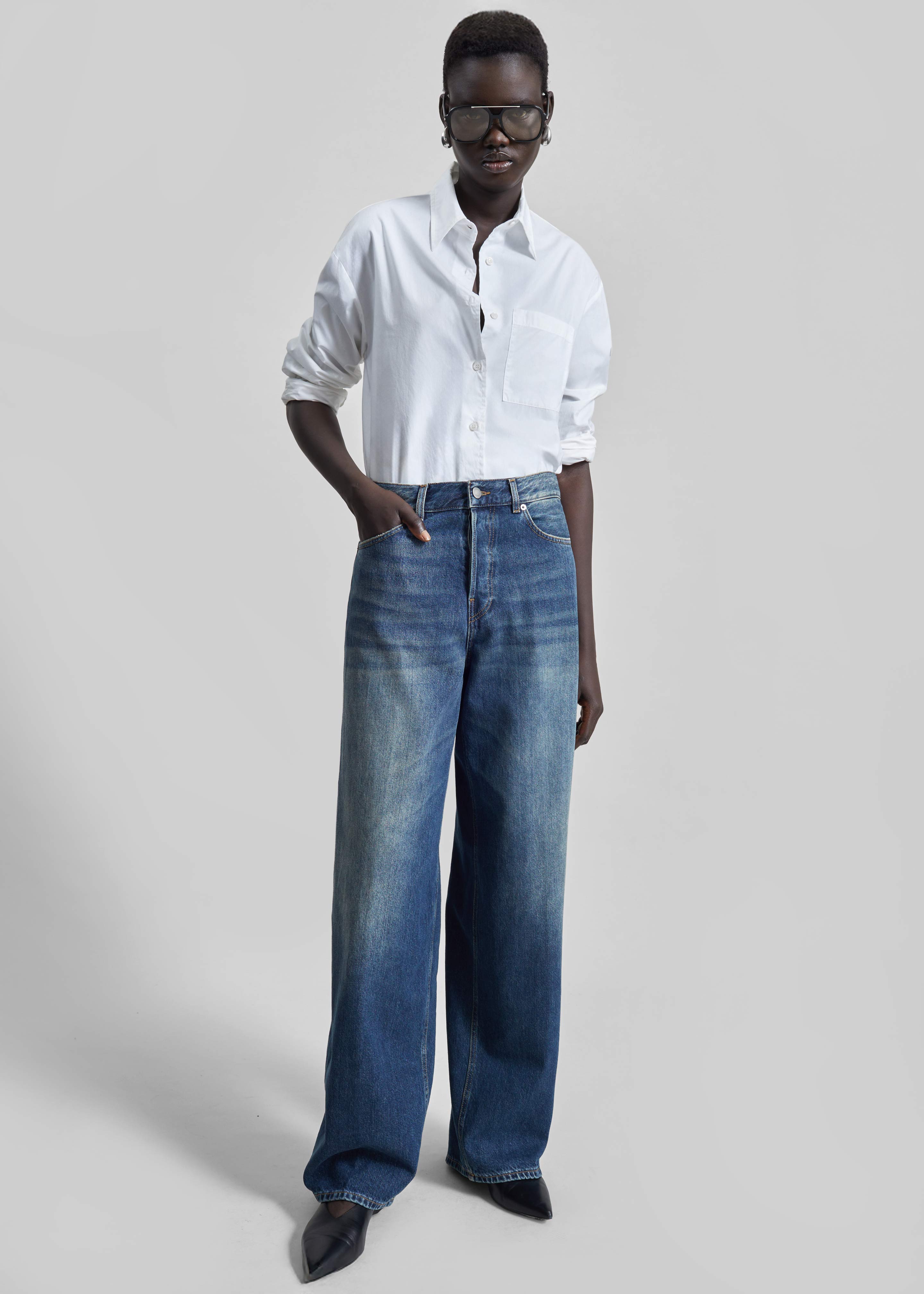 Haikure Bethany Jeans - Intense Blue – The Frankie Shop Europe