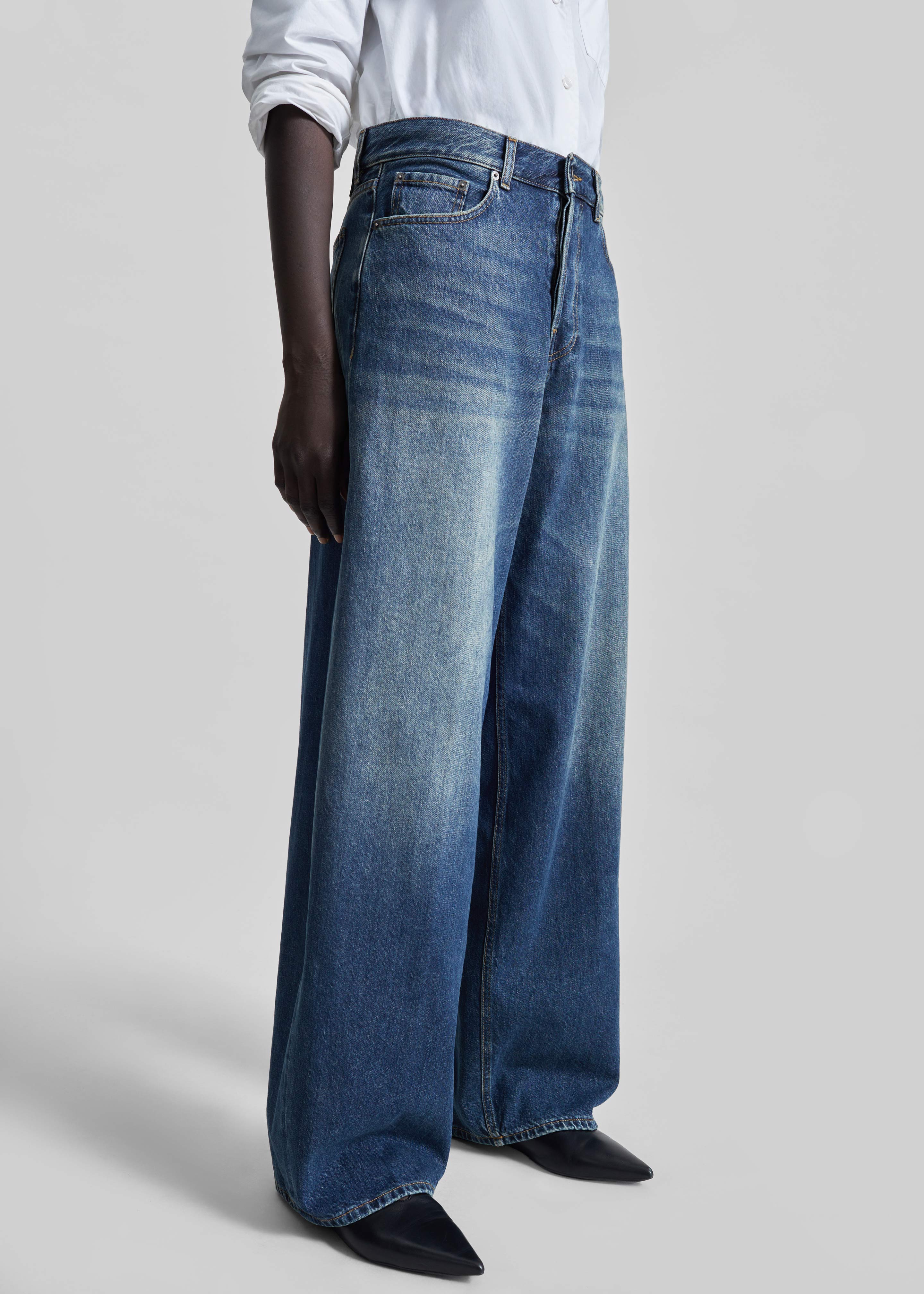 Haikure Bethany Jeans - Intense Blue – The Frankie Shop Europe