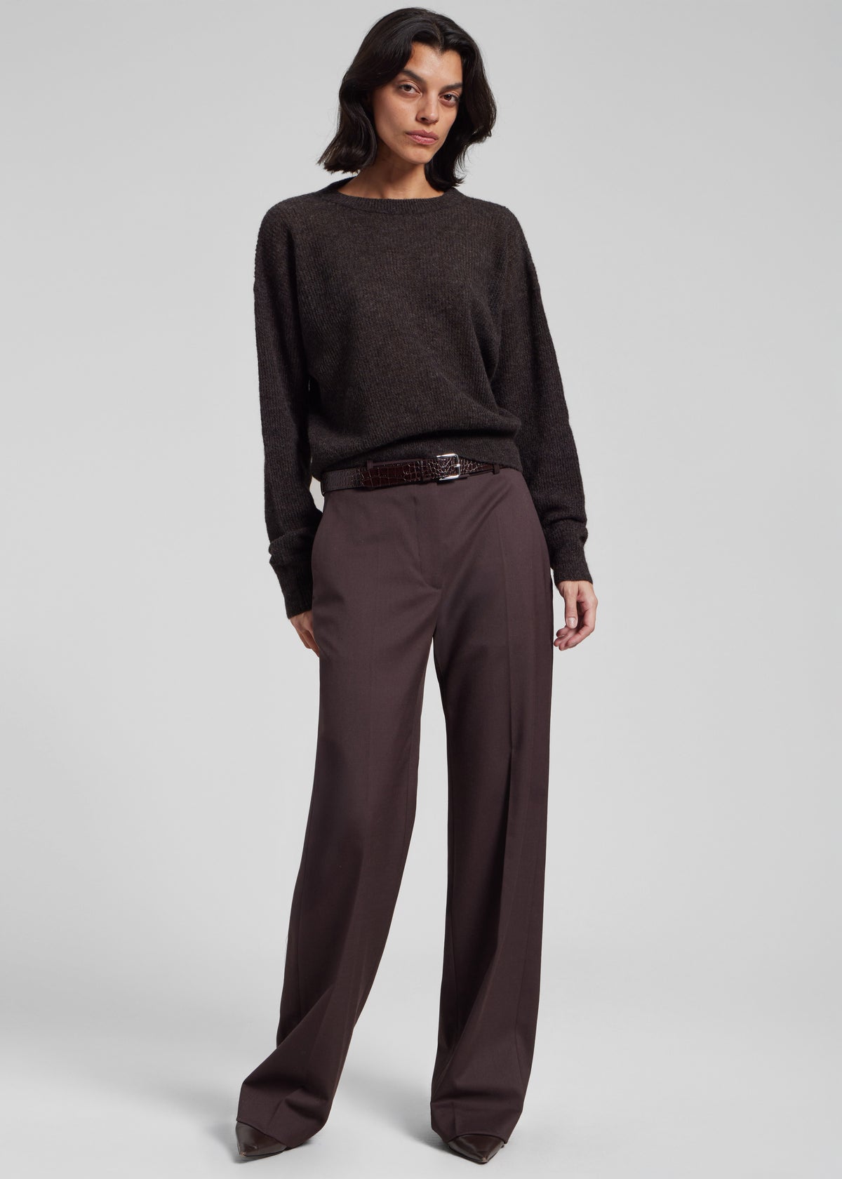 Haikure Blair Sweater - Brown - 3