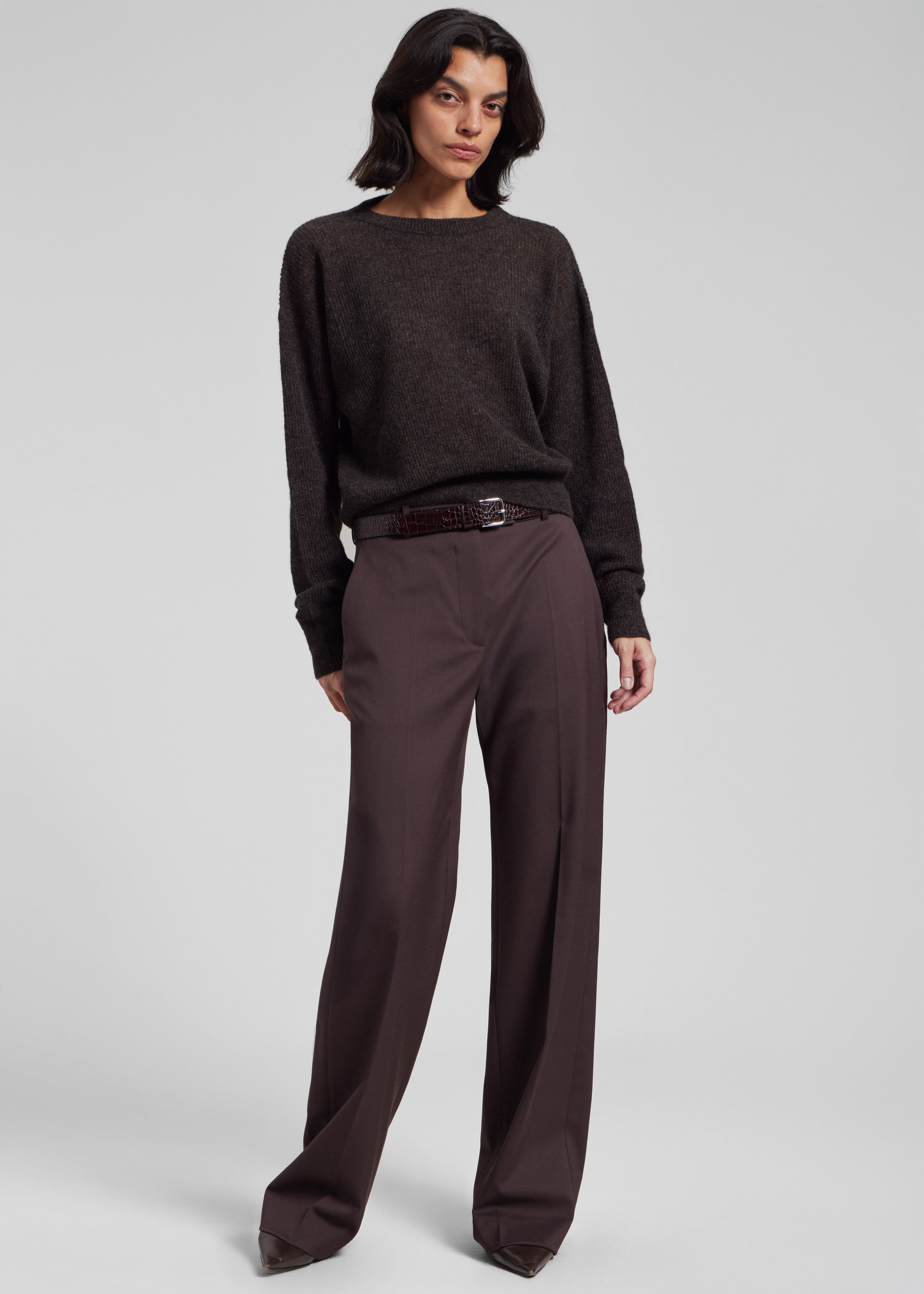 Haikure Blair Sweater - Brown - 3