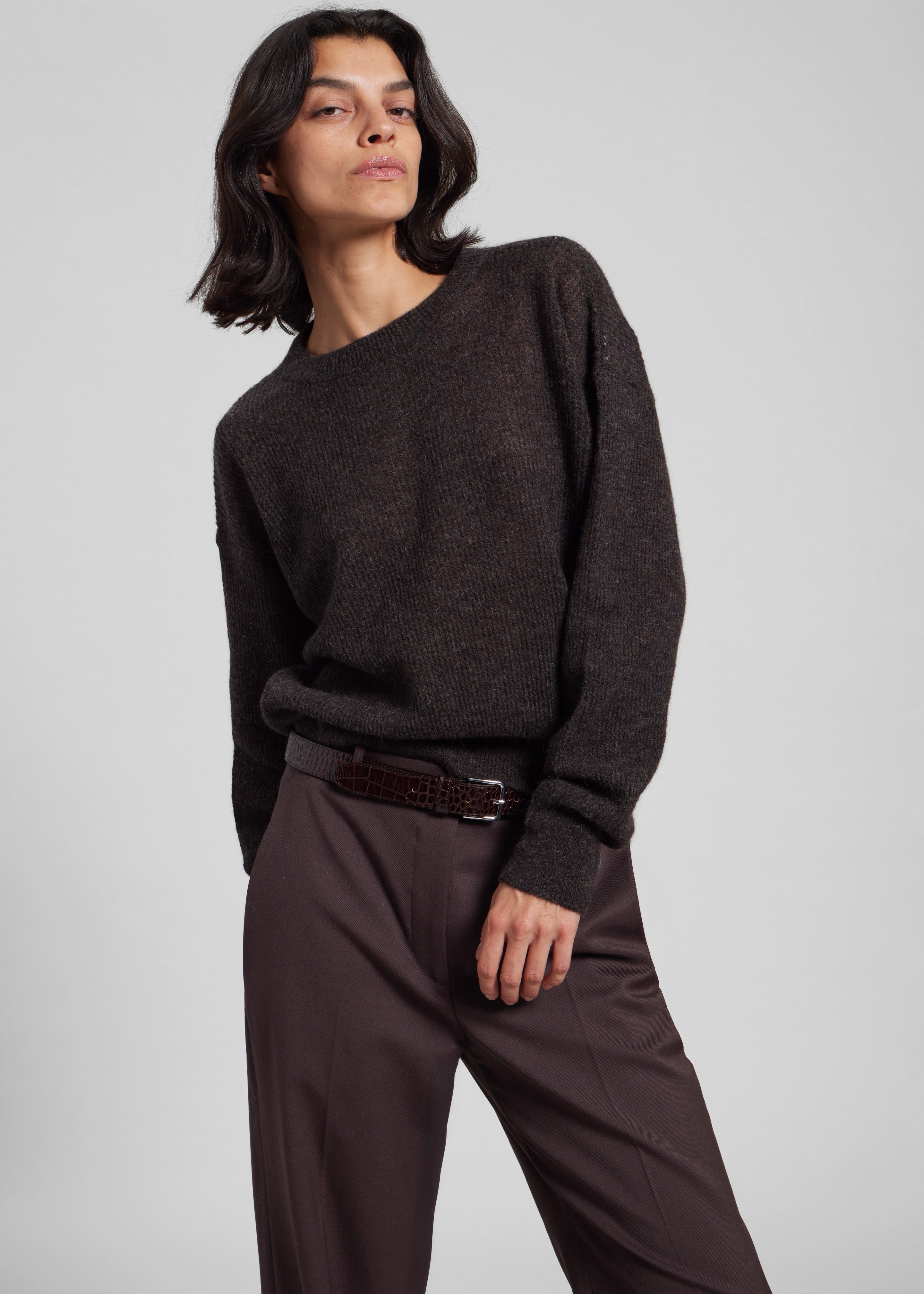 Haikure Blair Sweater - Brown - 5