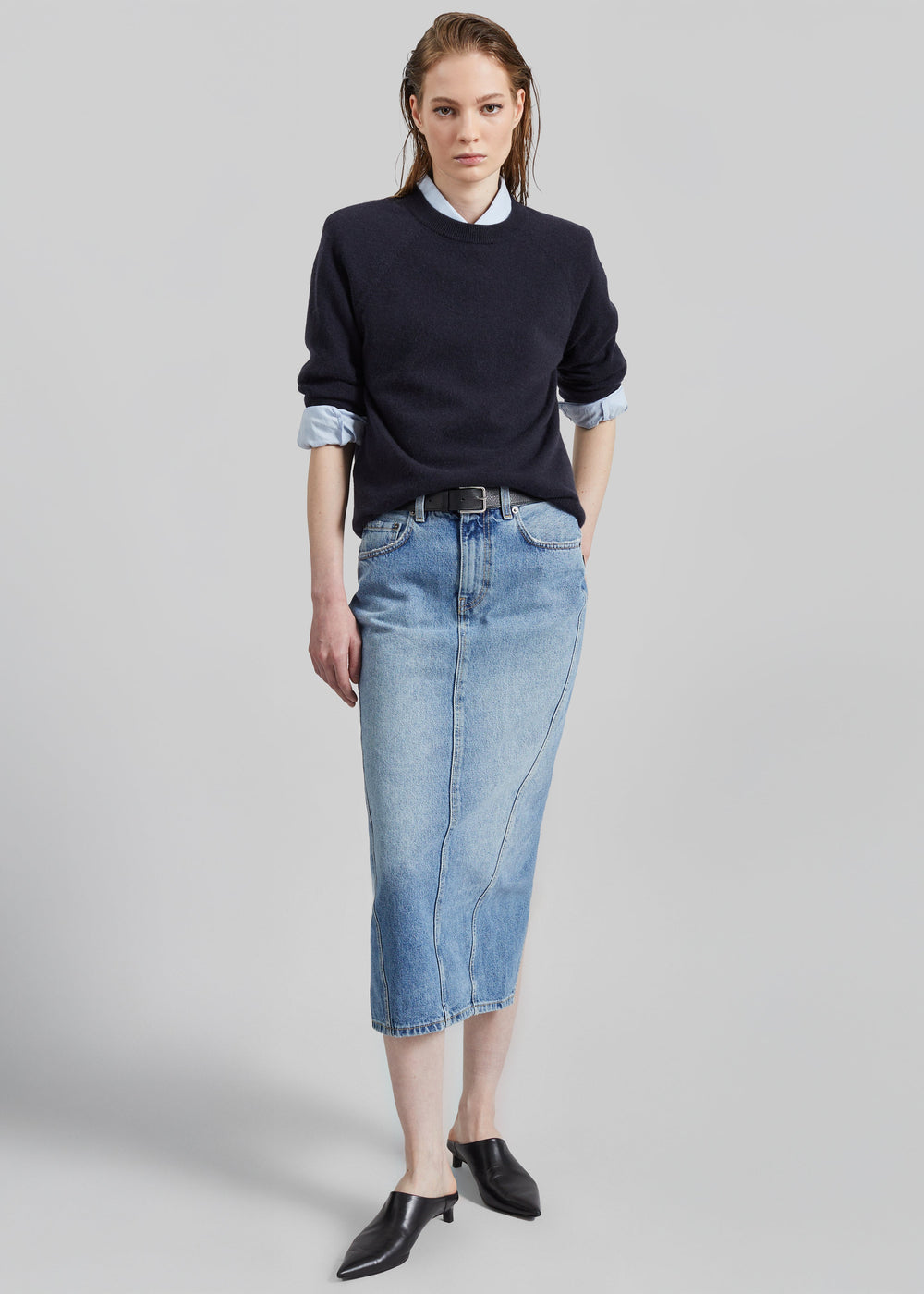 Haikure Ricka Skirt - Nordic Blue