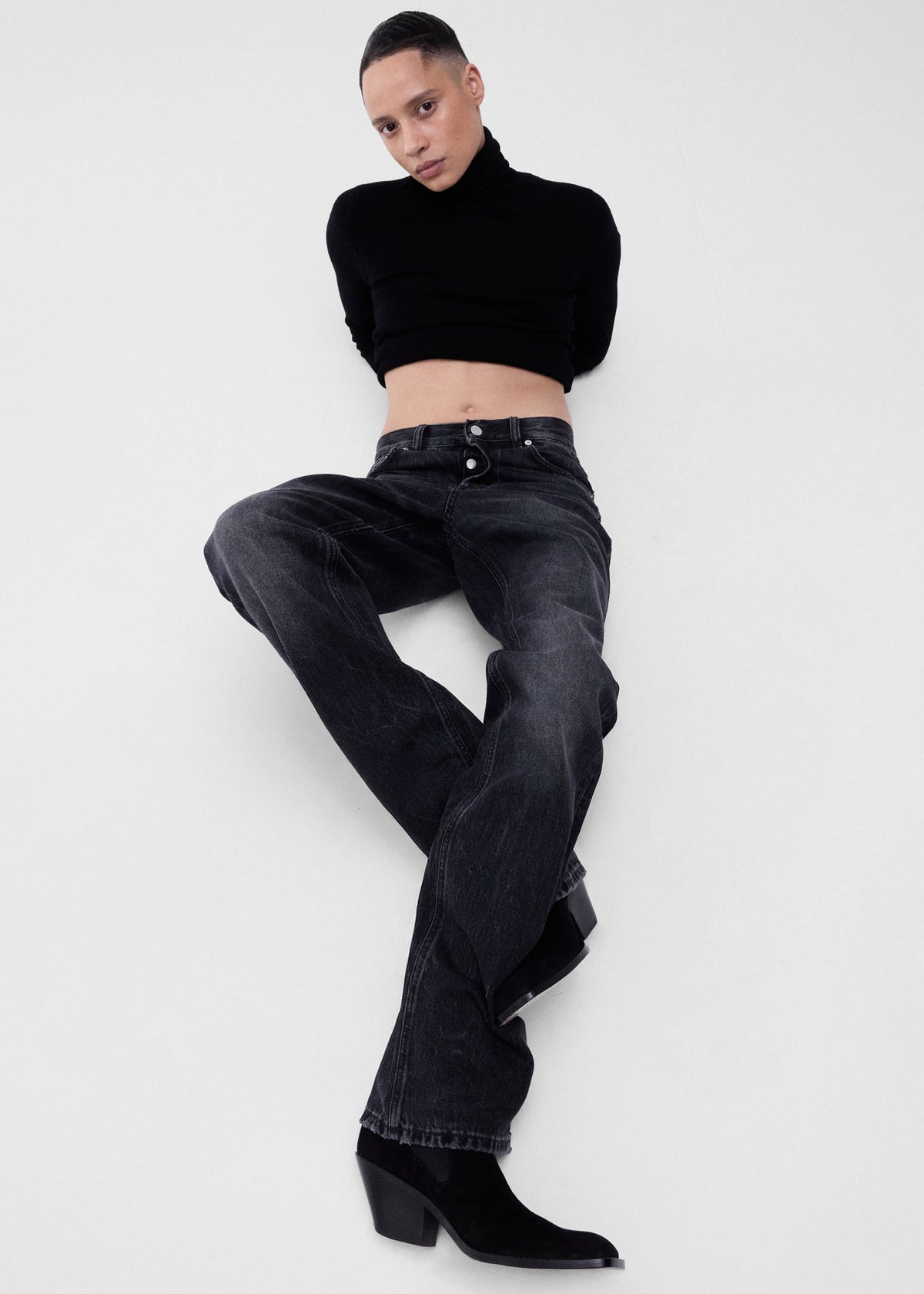Haikure Star Jeans - Authentic Black Wash - 8