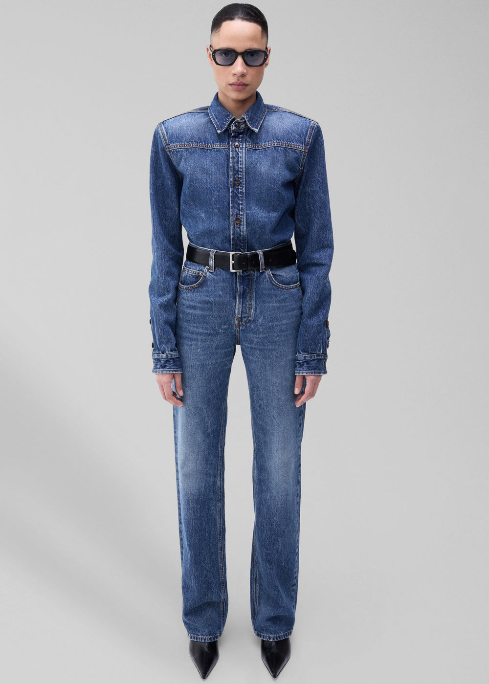 Haikure Star Jeans - Authentic Dark Wash