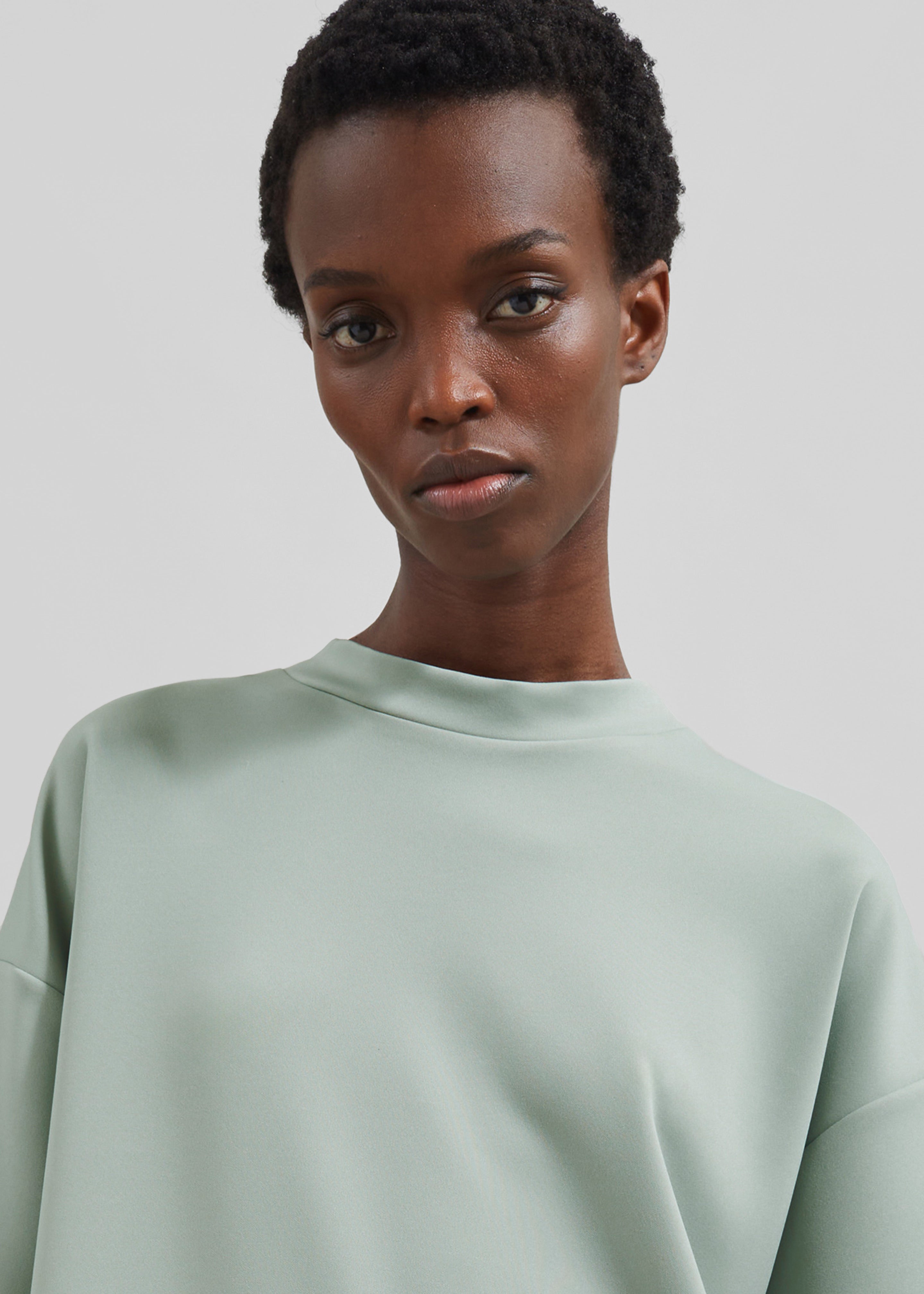 Hal Drop Shoulder T-Shirt  - Sage - 7