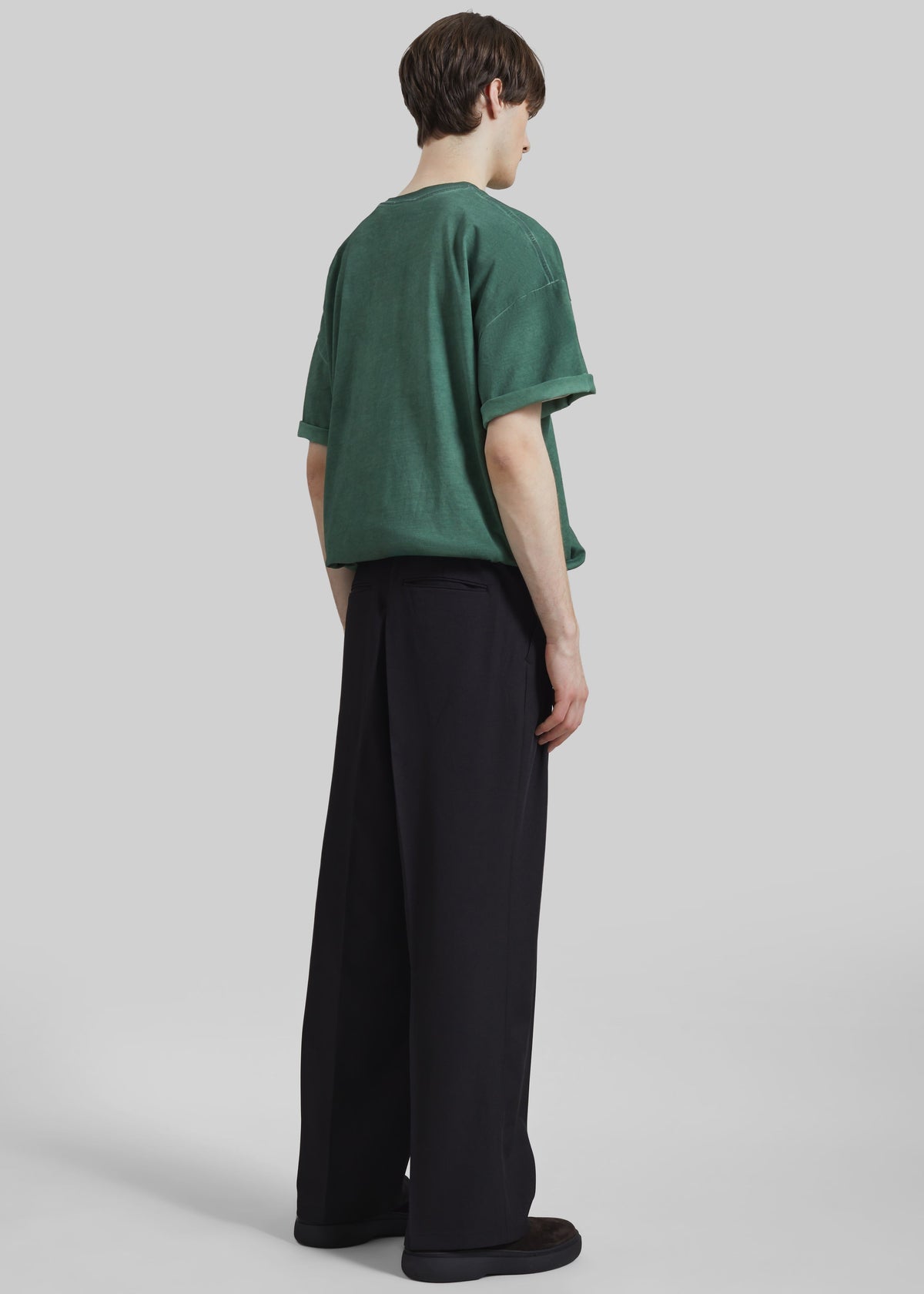 Halbert Pleated Trousers - Black - 6