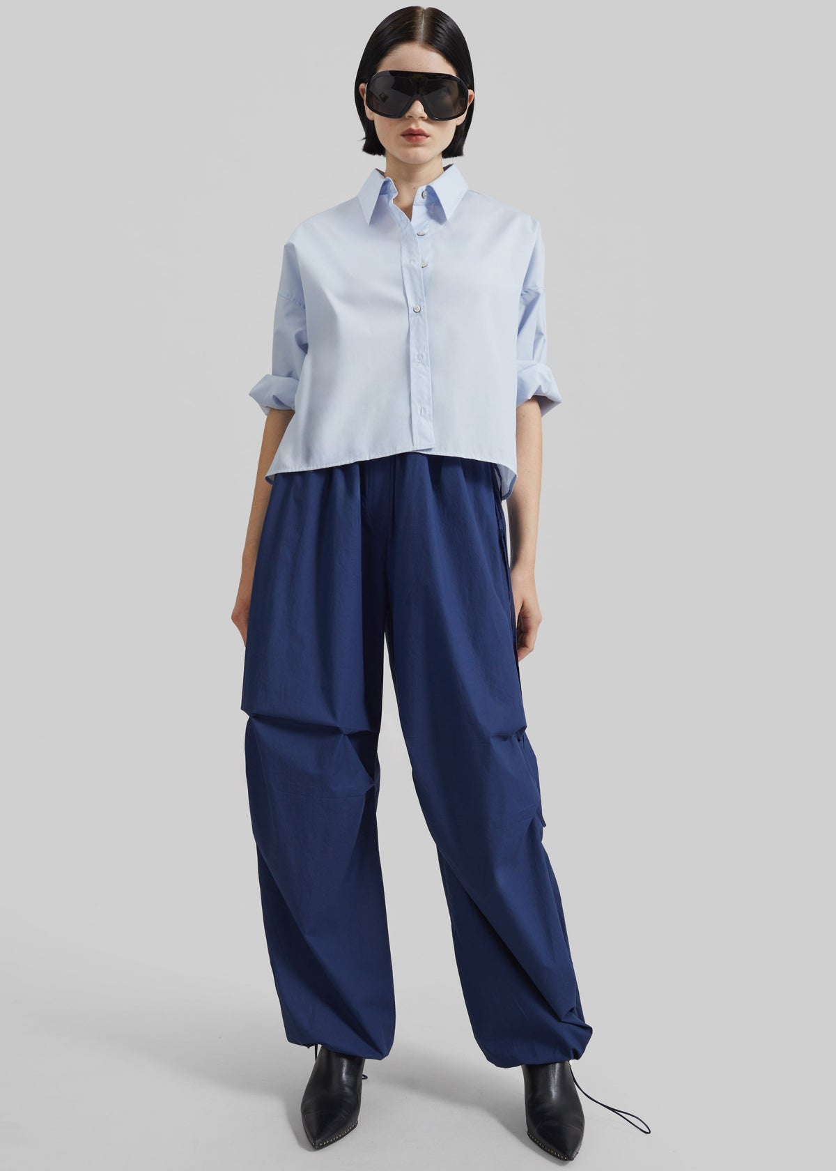 Halnaker Balloon Parachute Pants - Blue - 1