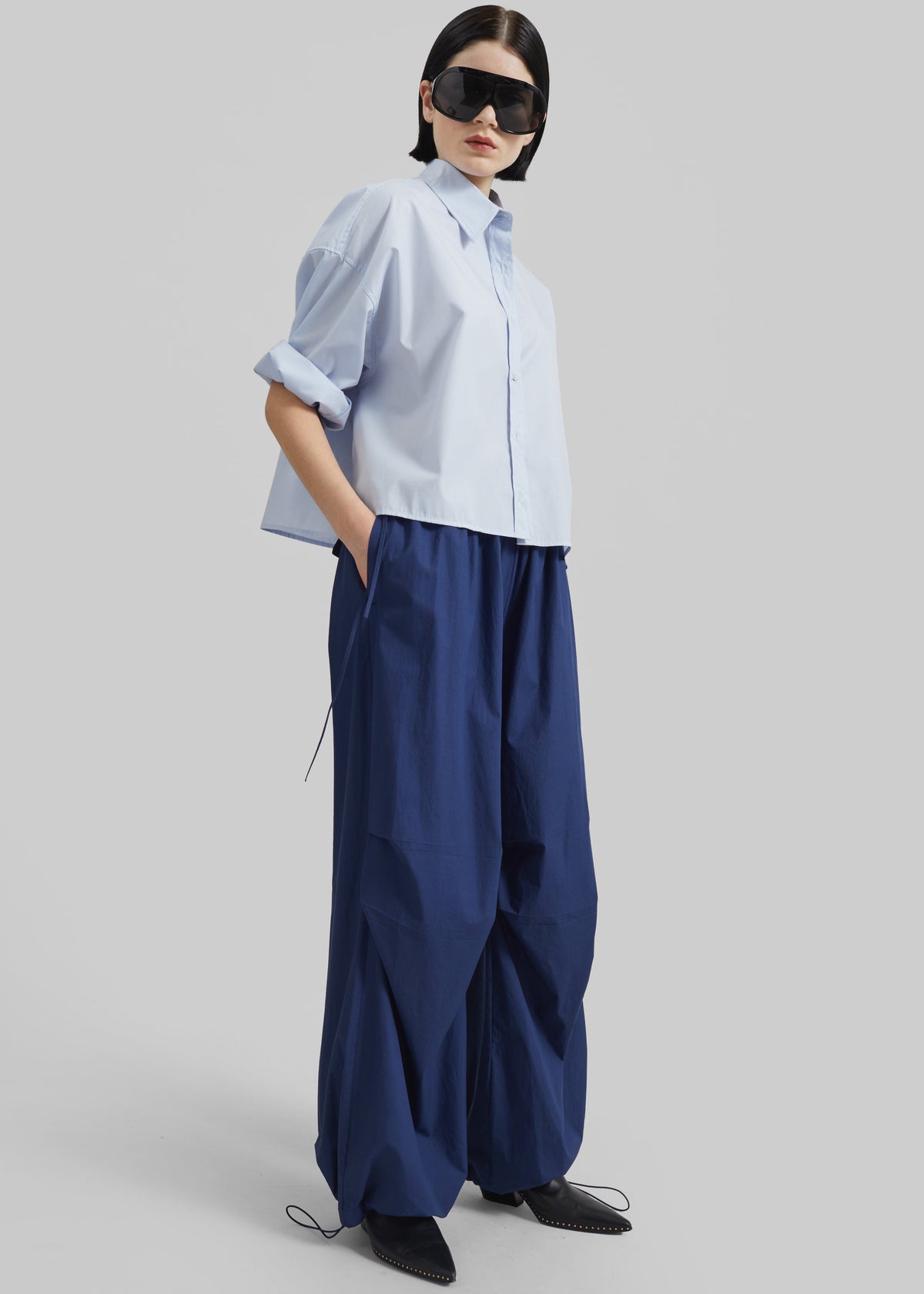 Halnaker Balloon Parachute Pants - Blue - 6