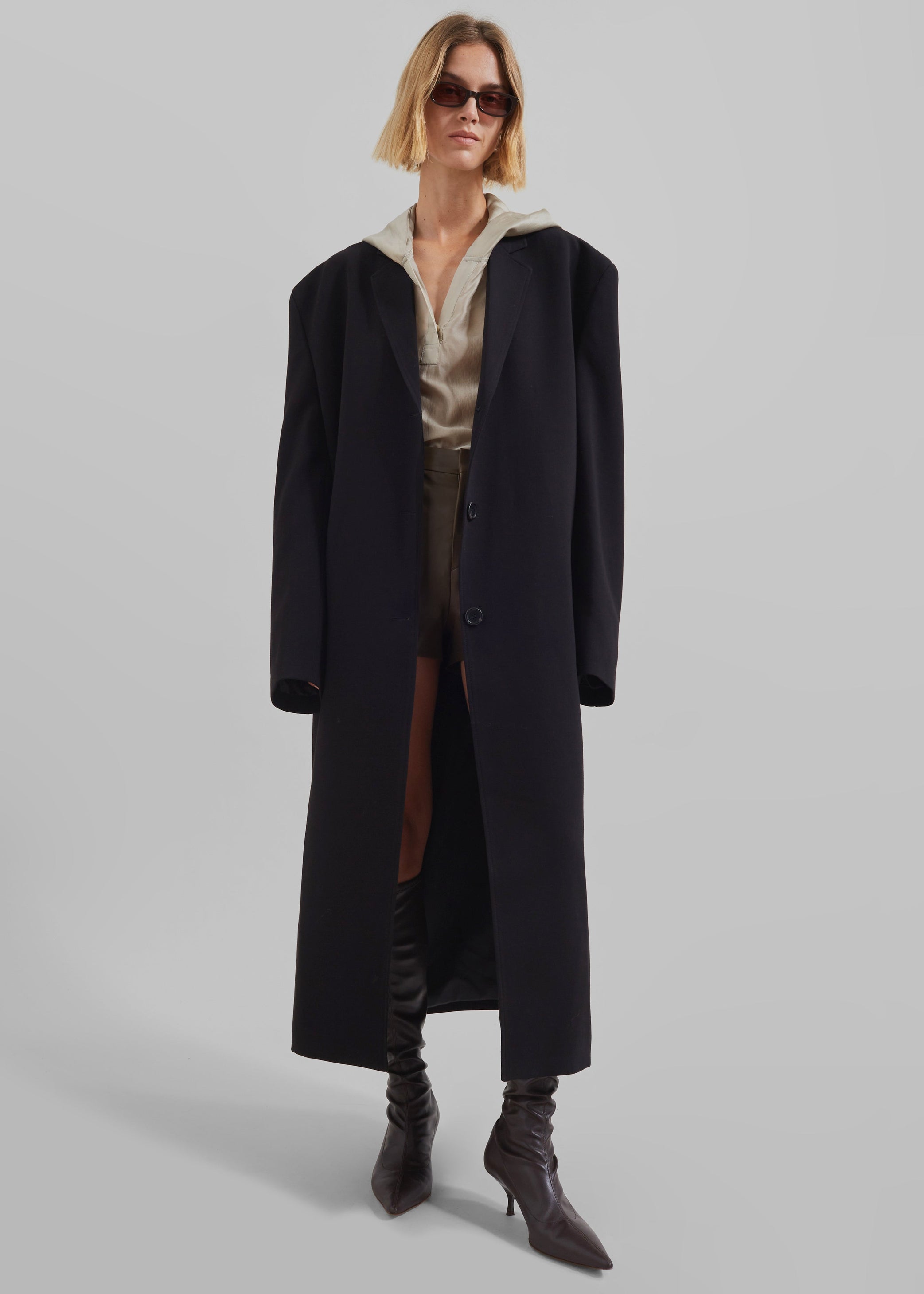Shop the look image for Hampton Long Coat - Black