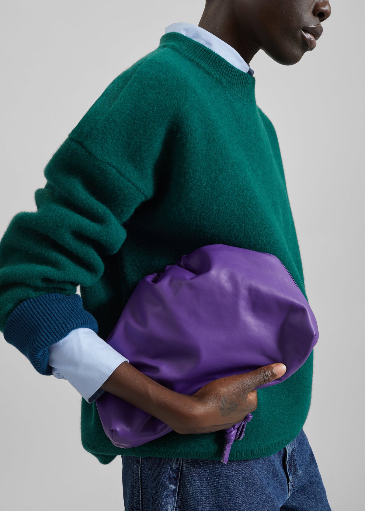 Hana Wool Sweater - Forest Green
