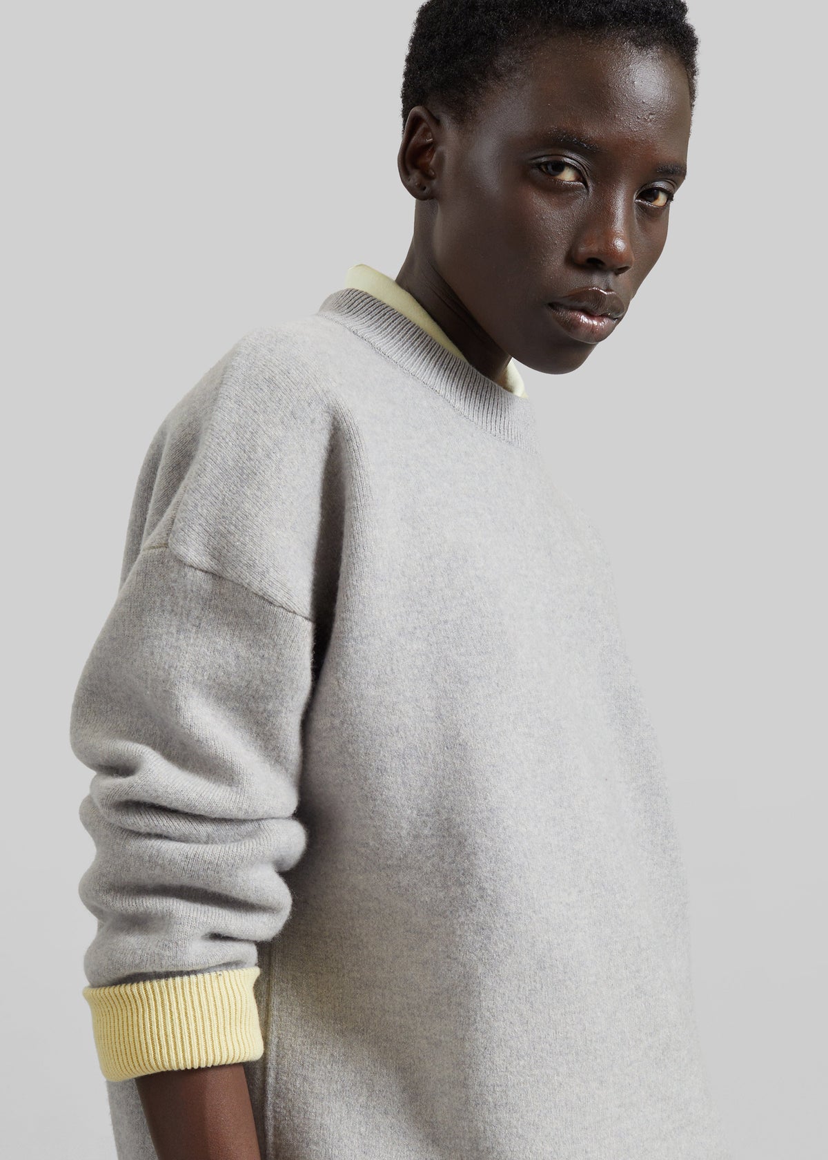 Maglione Hana in lana - Grigio chiaro