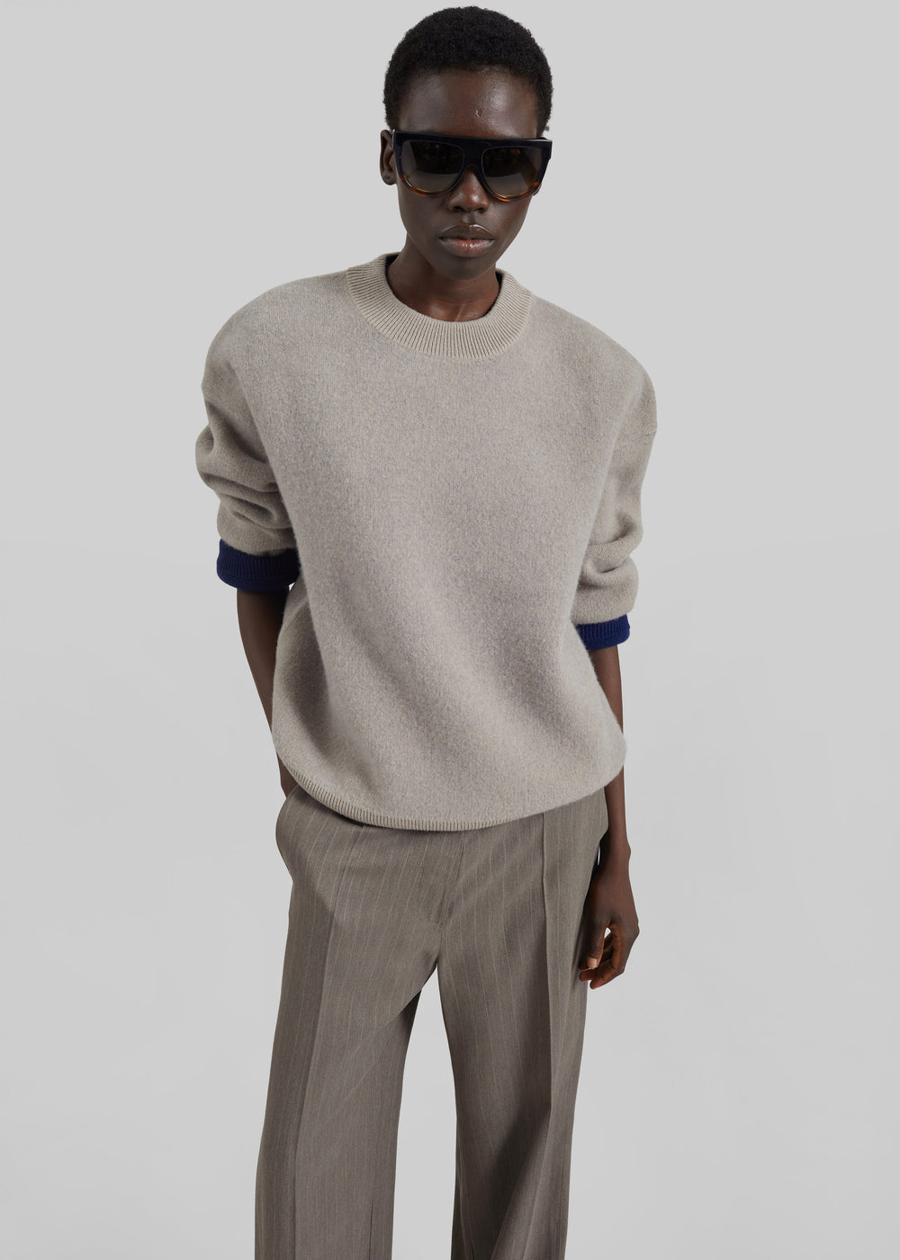 Hana Wool Sweater - Taupe