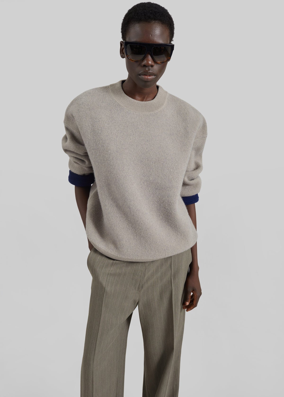 Hana Wool Sweater - Taupe