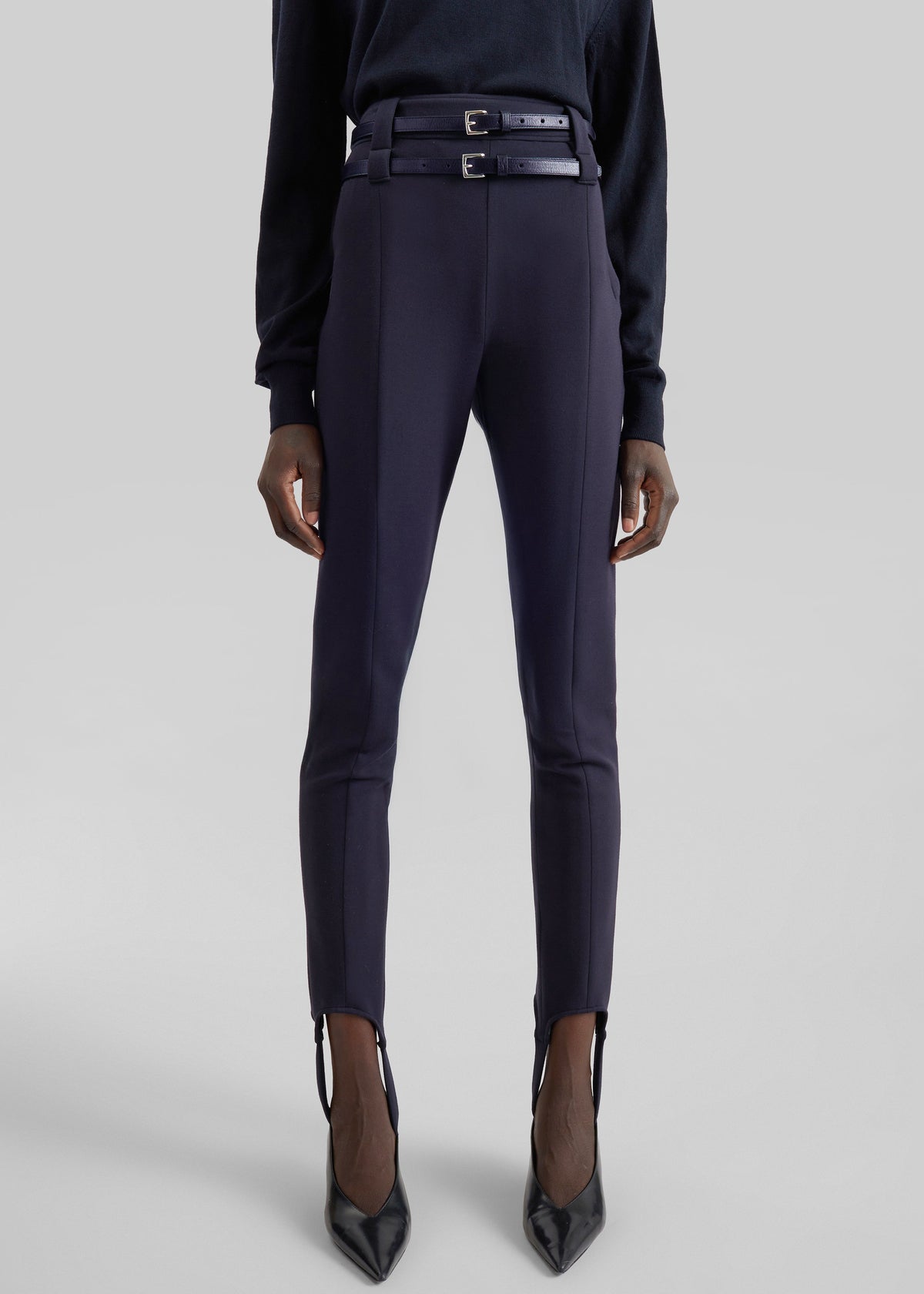 Hanne Stirrup Pants - Navy