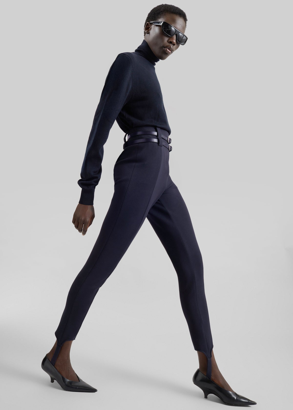 Hanne Stirrup Pants - Navy