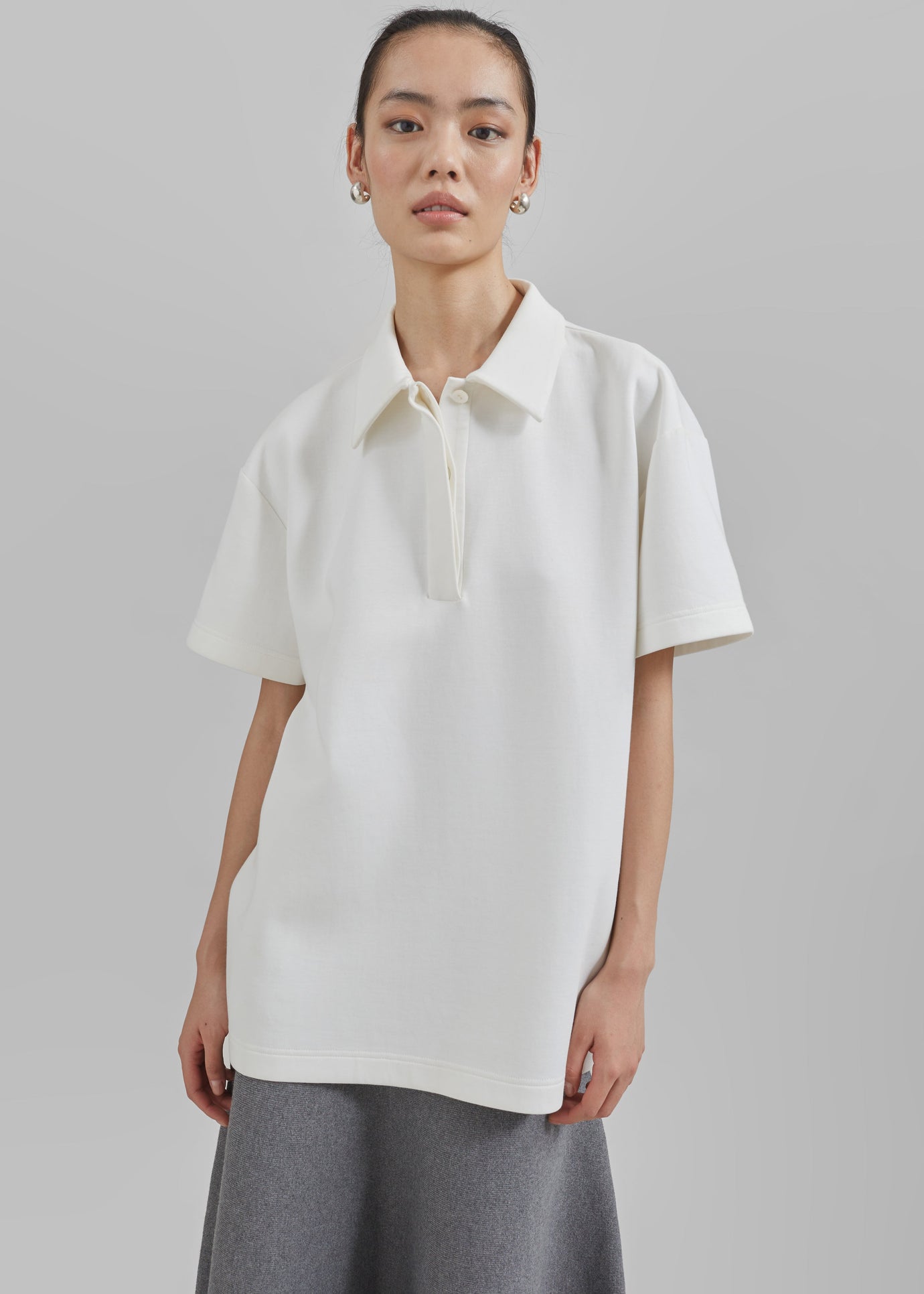 Harper Polo Shirt - White - 1