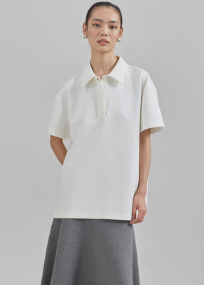 Harper Polo Shirt - White