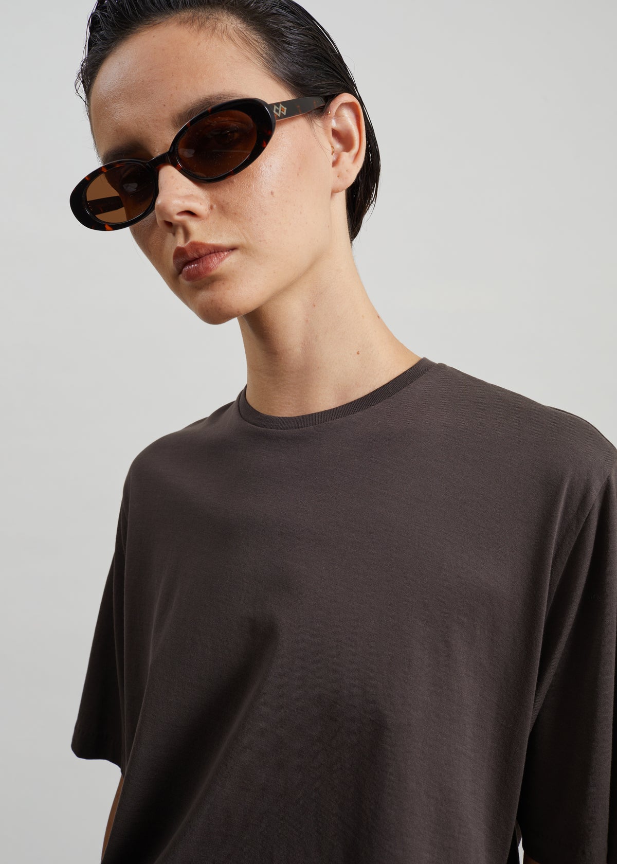 Harper Soft Organic T-Shirt - Brown - 2