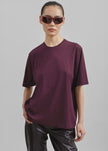 Harper Soft Organic T-Shirt - Burgundy